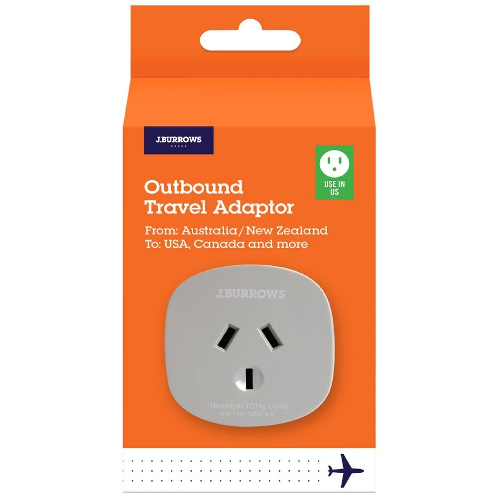 1 J.Burrows Outbound Travel Adaptor USA, Canada and More, 1 of 5
