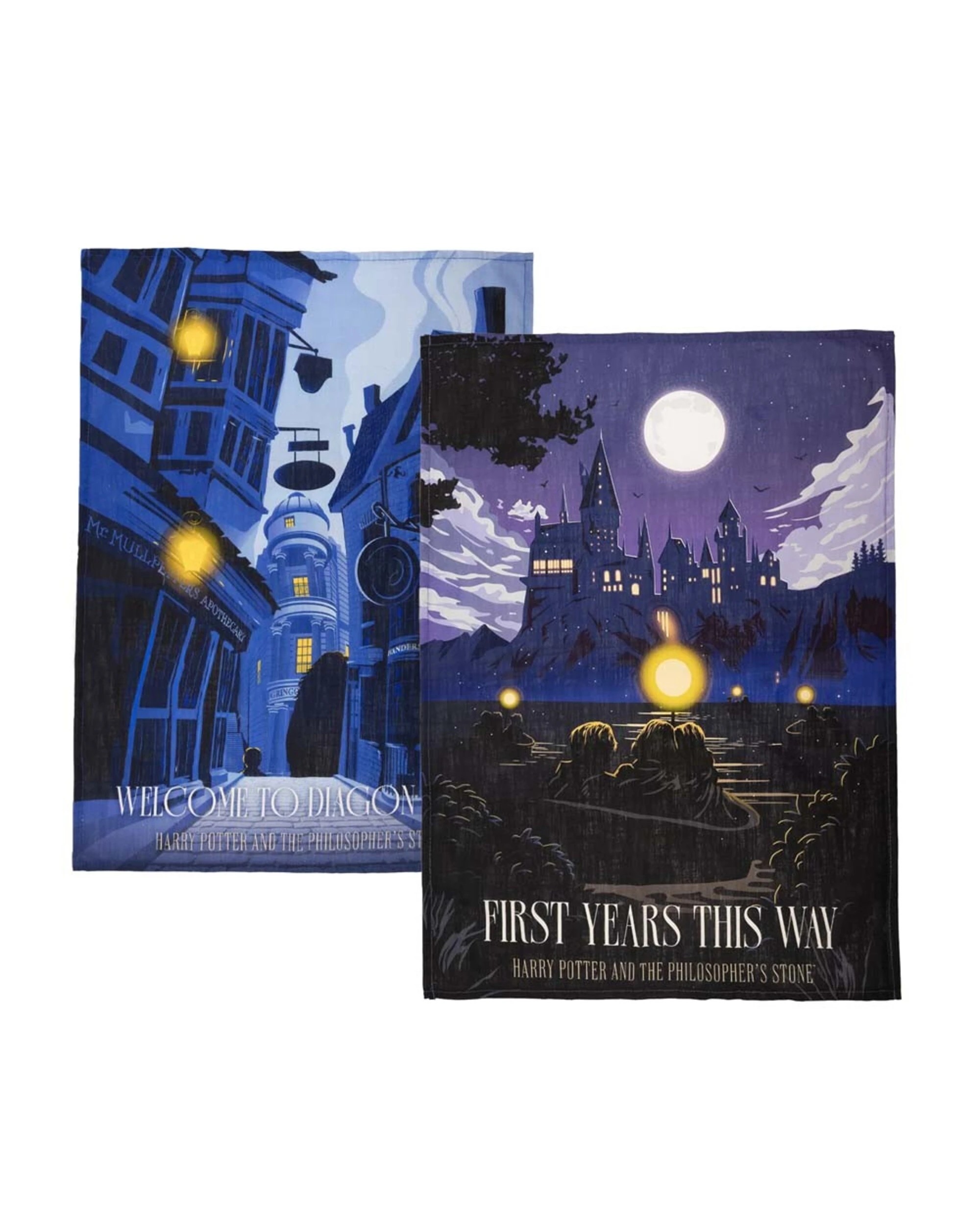 1 Harry Potter 25th Anniversary - Philosopher's Stone Tea Towel 2-Pack, 1 of 3