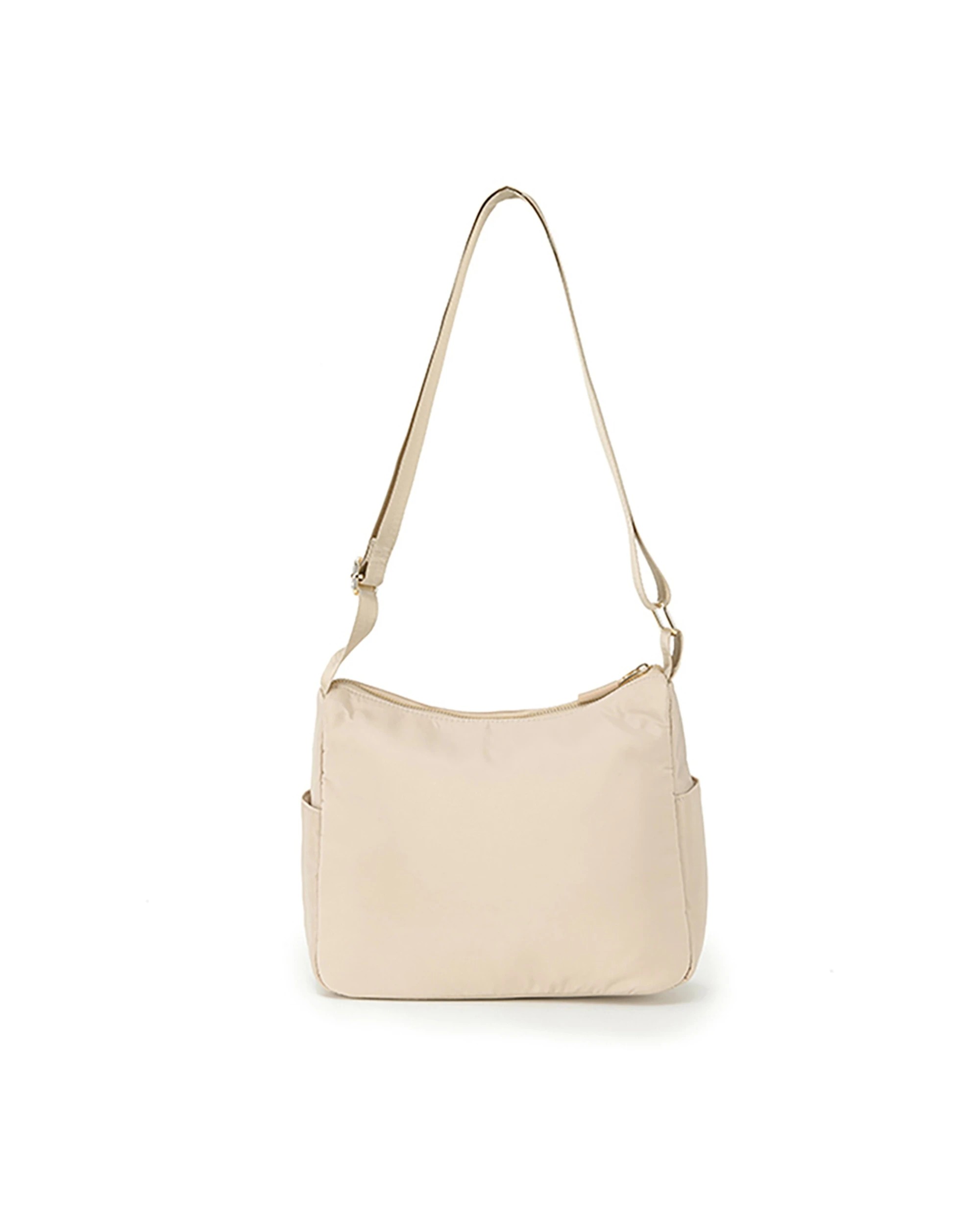 2 Tosca Vegan Shoulder Minimalist Crossbody Handbag - Beige, 2 of 3
