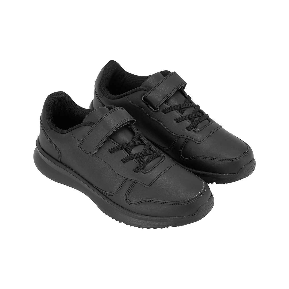 4 Adjustable Combo PU Sneakers BLACK, 4 of 5