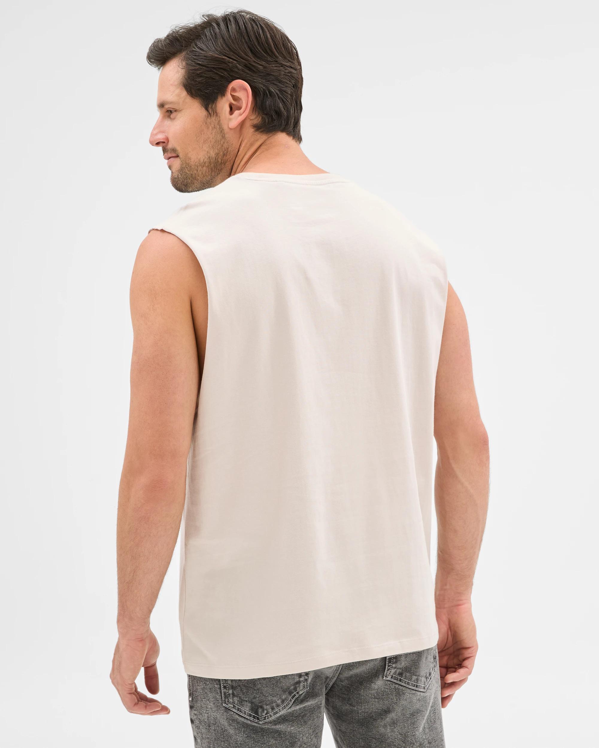 3 Target Australian Cotton Plain Tank Top LIGHT GREY, 3 of 5