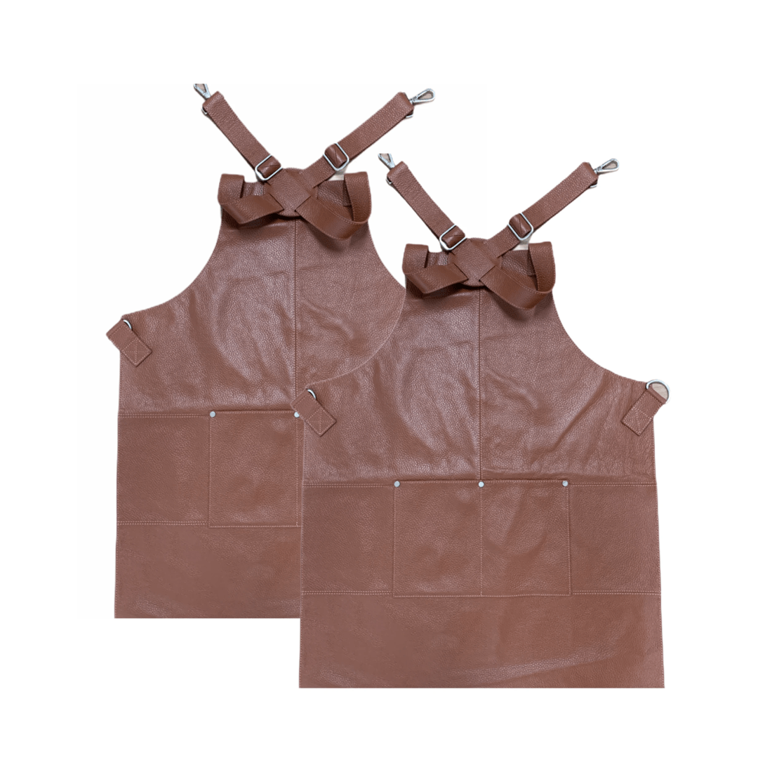 1 BR Home Buffalo Leather Apron for Cooking and Hairdressing, Waterproof and Durable, 1 of 3