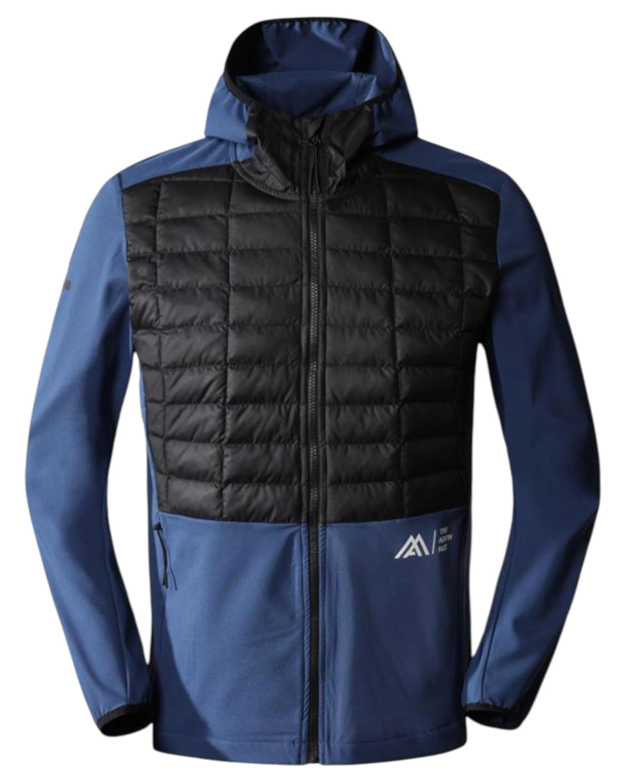 1 The North Face Mens Blue/Black Lab Hybrid Thermoball Hooded Jacket BLUE/ BLACK, 1 of 5