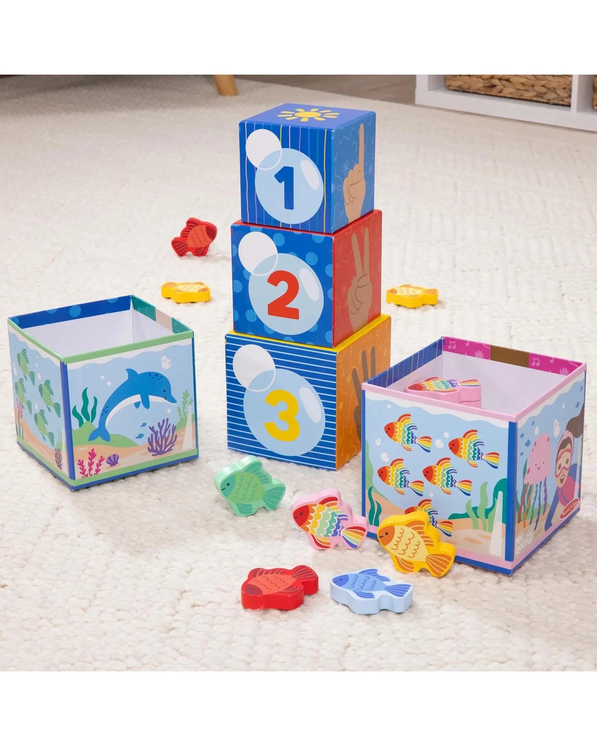 4 Melissa and Doug Ms Rachel Sort and Count Nesting Blocks, 4 of 9