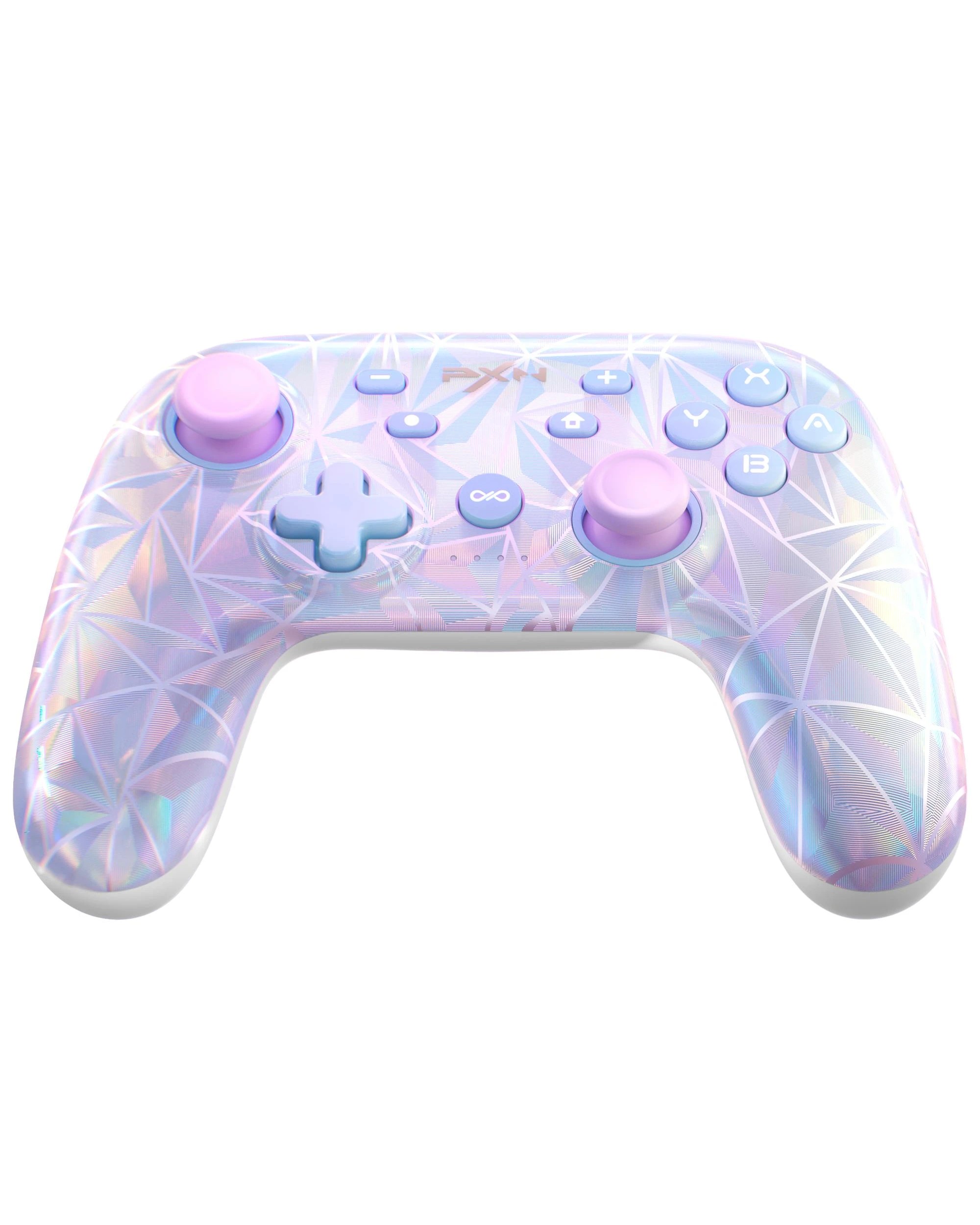 1 PXN P50S Wireless Controller Stardust Pink for Switch 1 and 2 PC Phones with Gyro NFC Macro Buttons, 1 of 3