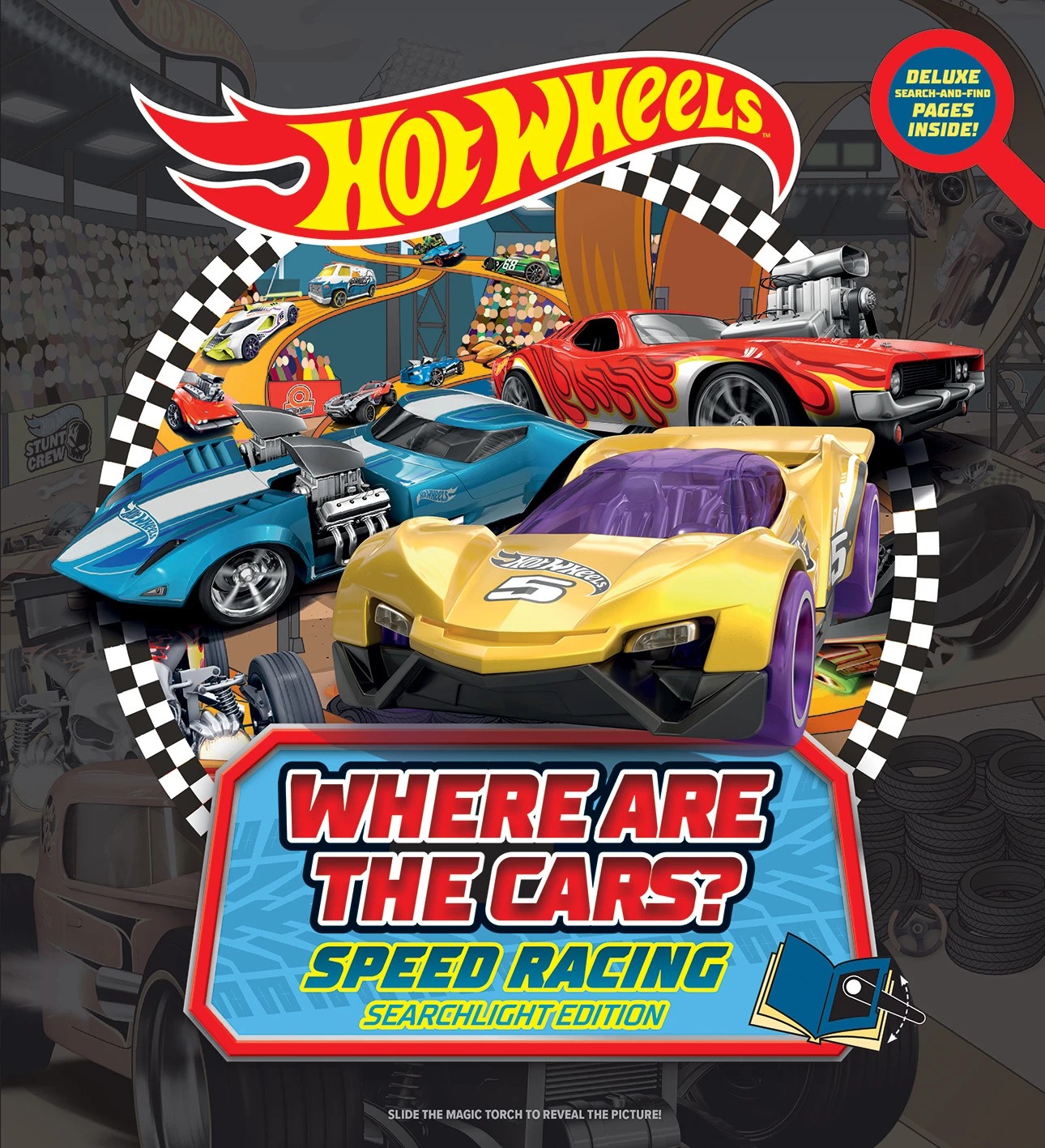 2 Hot Wheels - Where are the Cars? Speed Racing Searchlight Edition - Book, 2 of 2