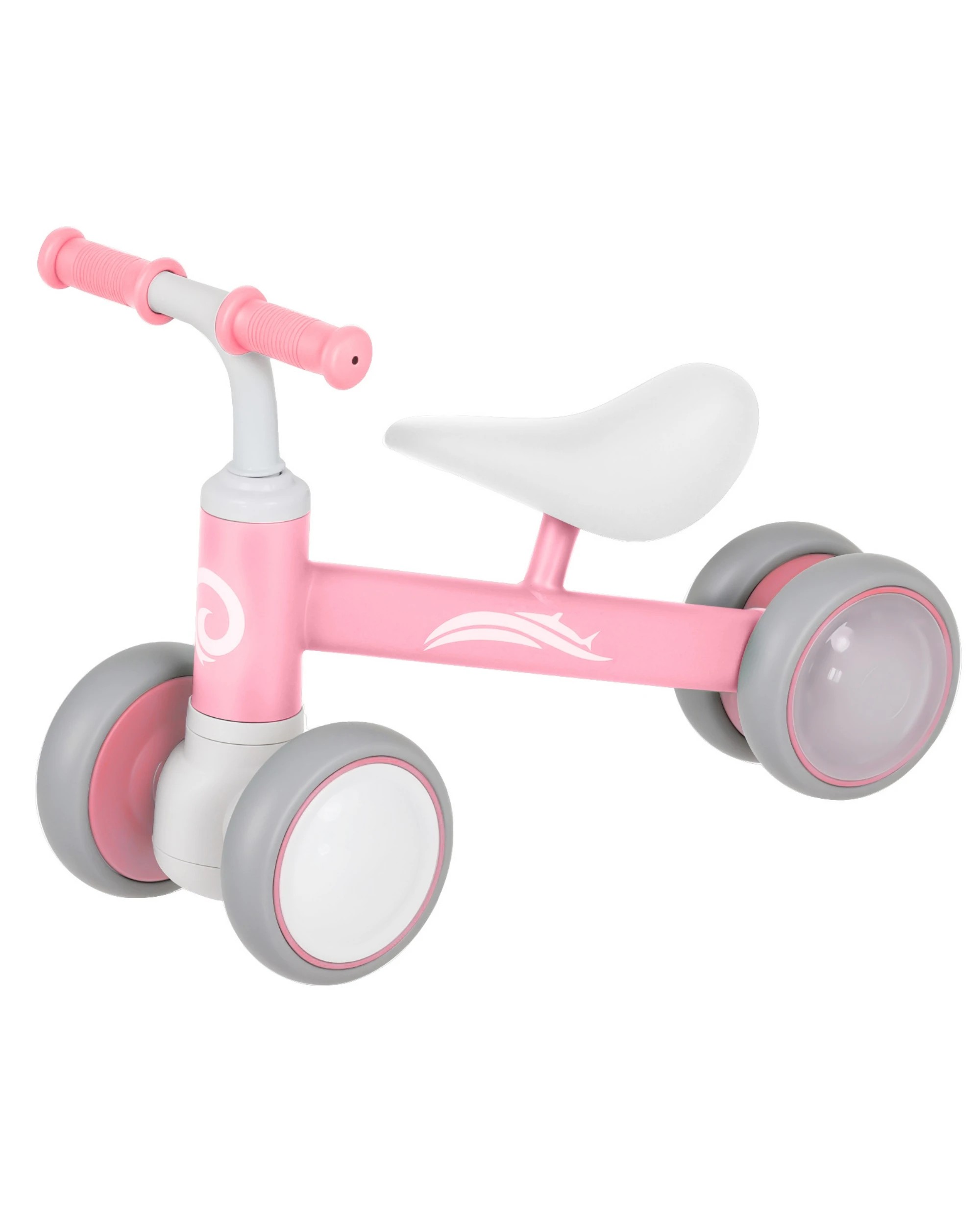 1 Advwin Baby Balance Bike Colorful Lighting Toddler No Pedal Push Bicycle Ride on Toy for 12-36 Month Pink, 1 of 8