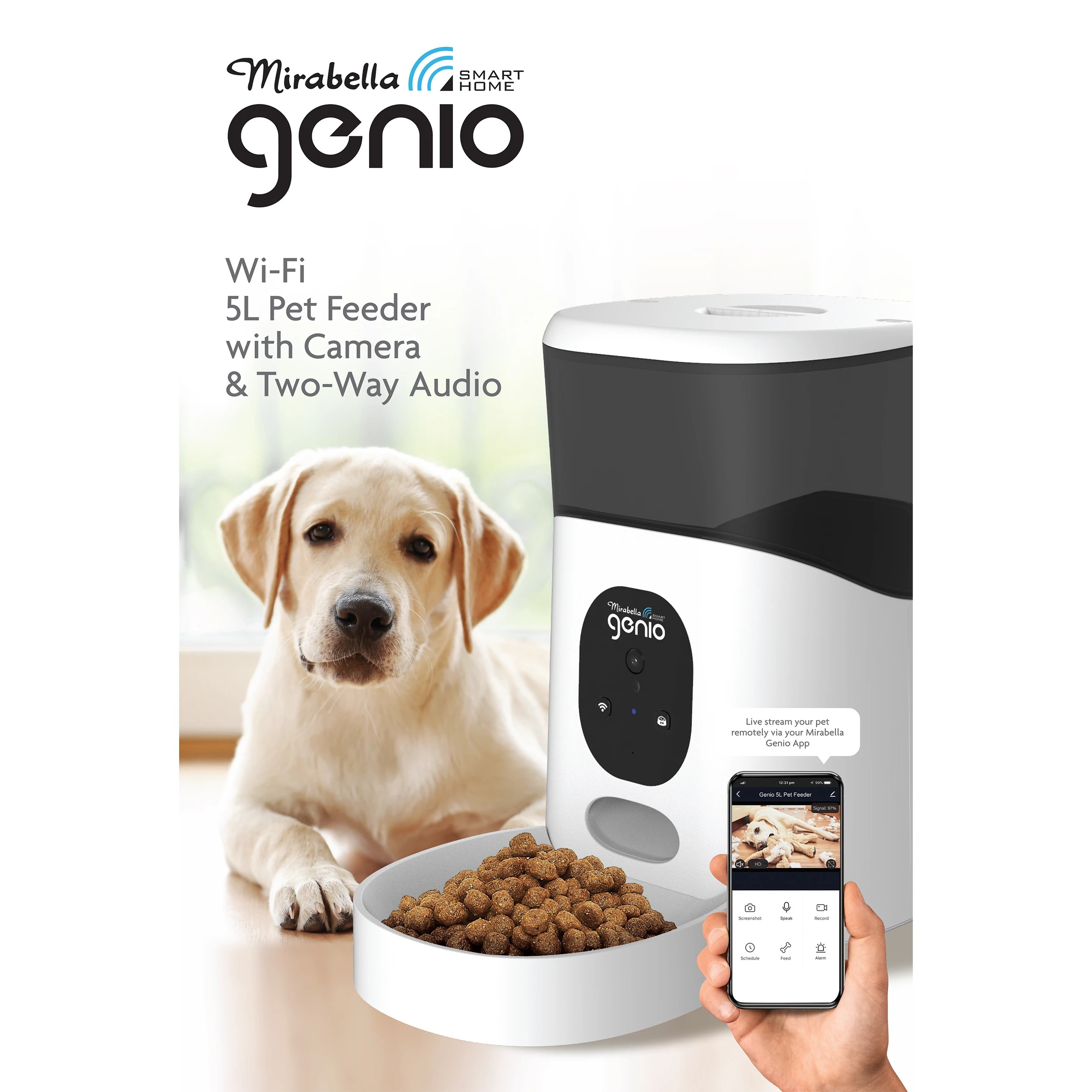 2 5L Pet Feeder with Camera, 2 of 6
