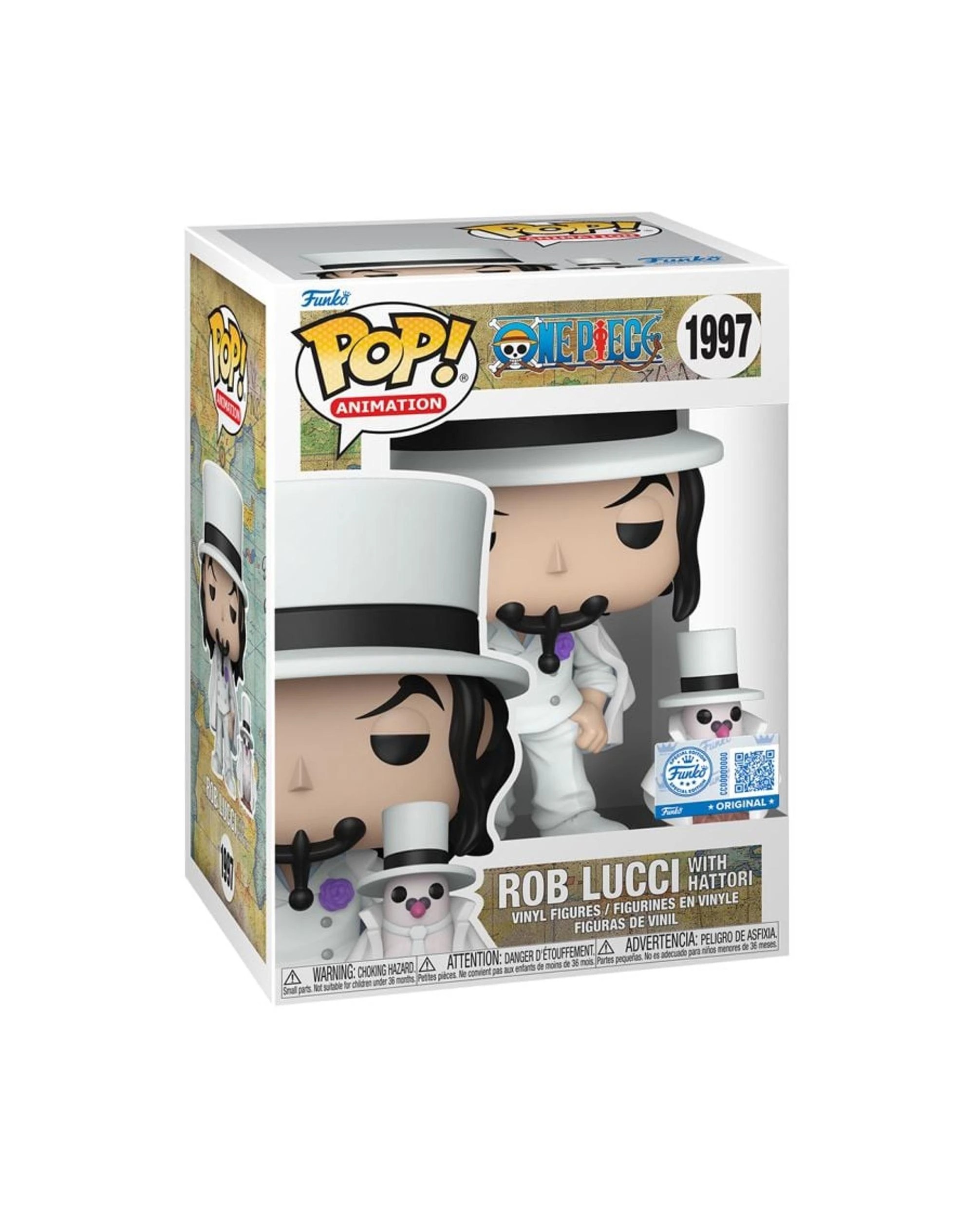 3 One Piece Rob Lucci With Hattori Funko POP! Vinyl, 3 of 6