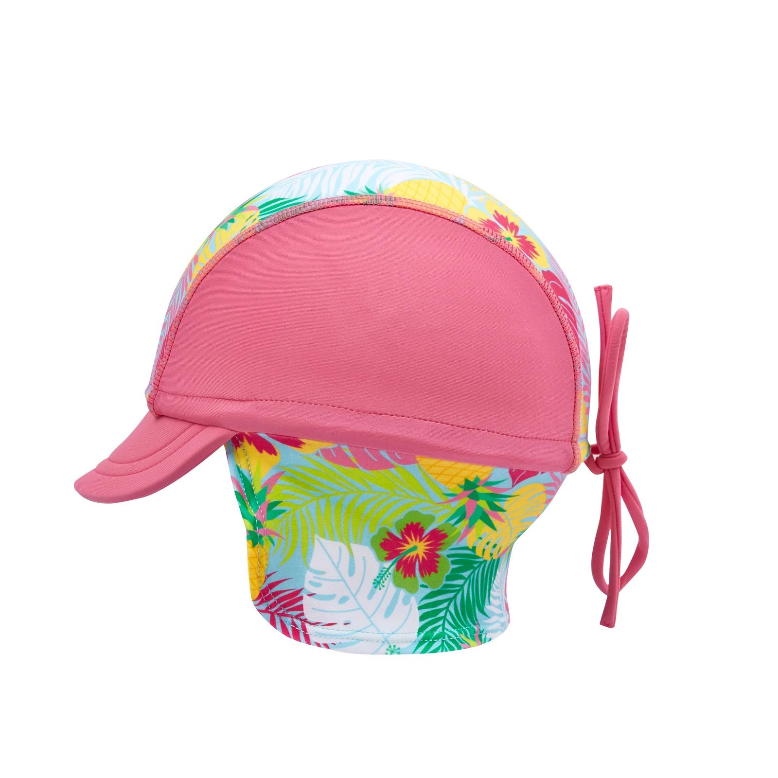 5 Big Softies 3pc-L/S Rashie, Short & Hat PINK TROPICAL, 5 of 6