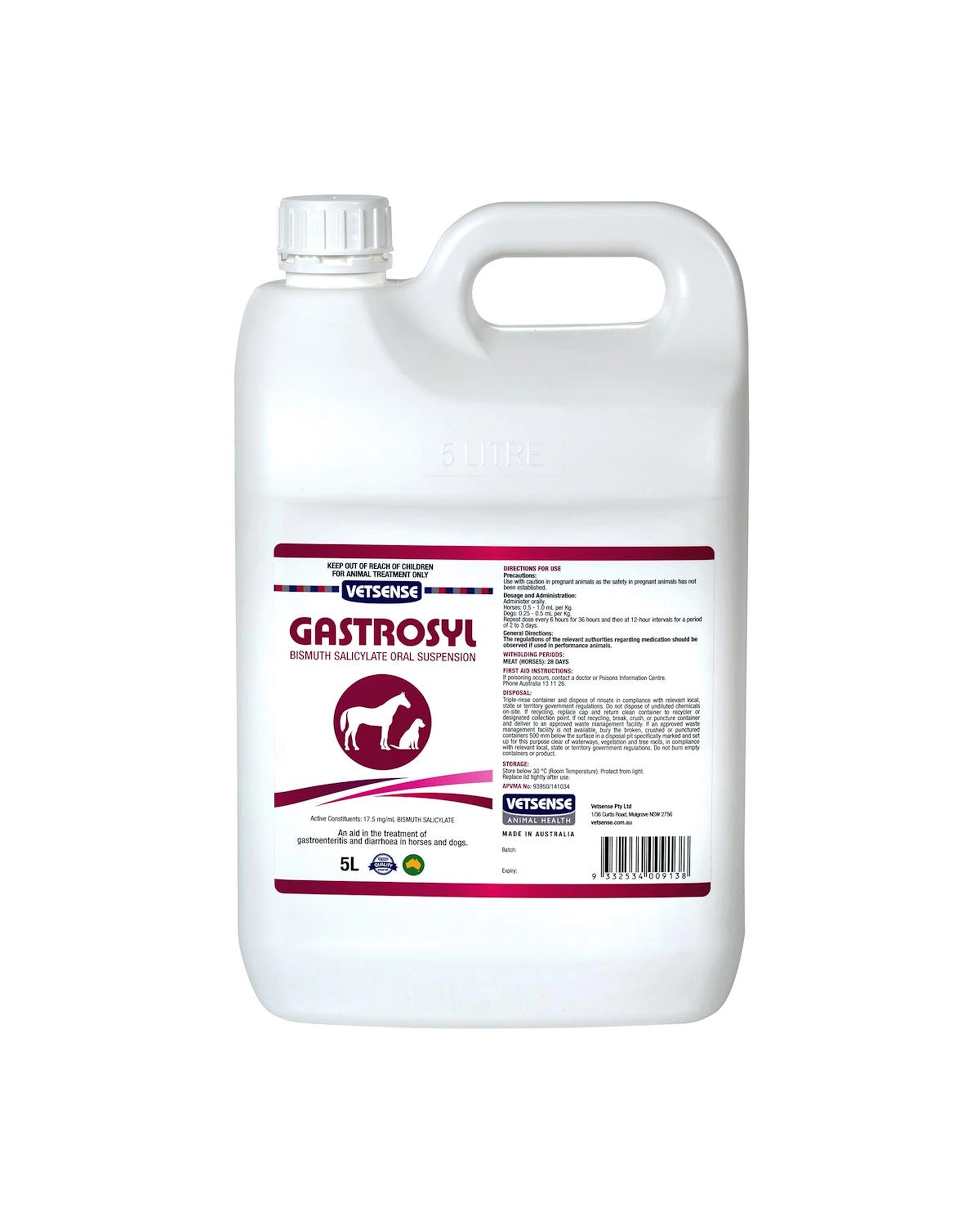 3 Vetsense Gastrosyl For Dogs & Horses  5 Litre, 3 of 3