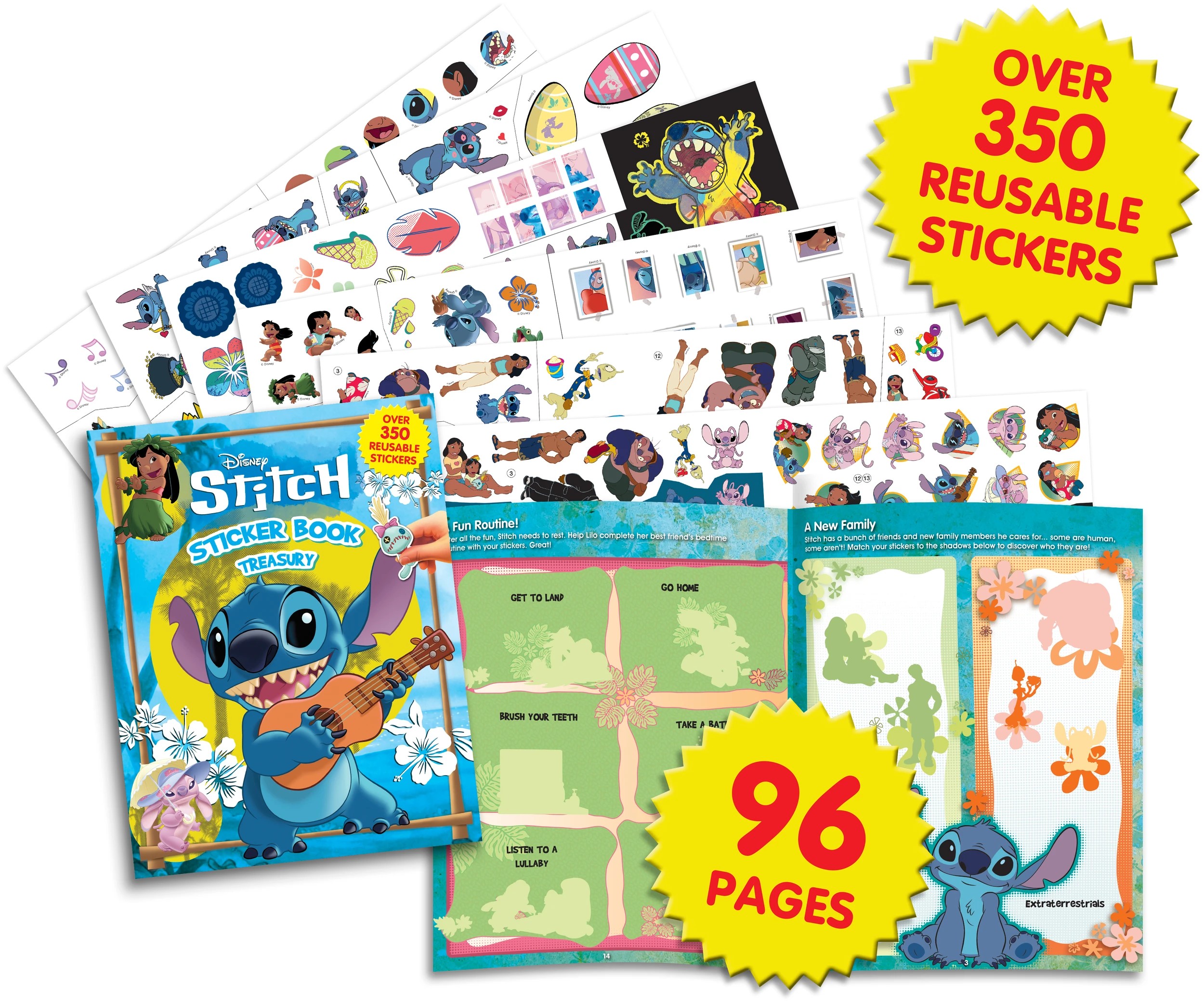 2 Disney Stitch Sticker Book Treasury - Book, 2 of 3