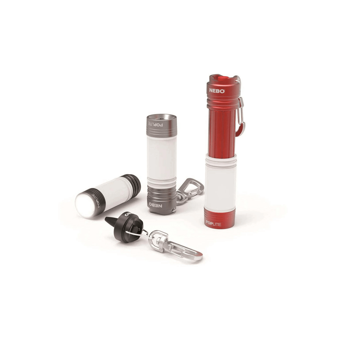 1 Nebo Poplite Lantern And Flashlite Keyring Clip Multi-mode Camping Light
 - Multi, 1 of 3