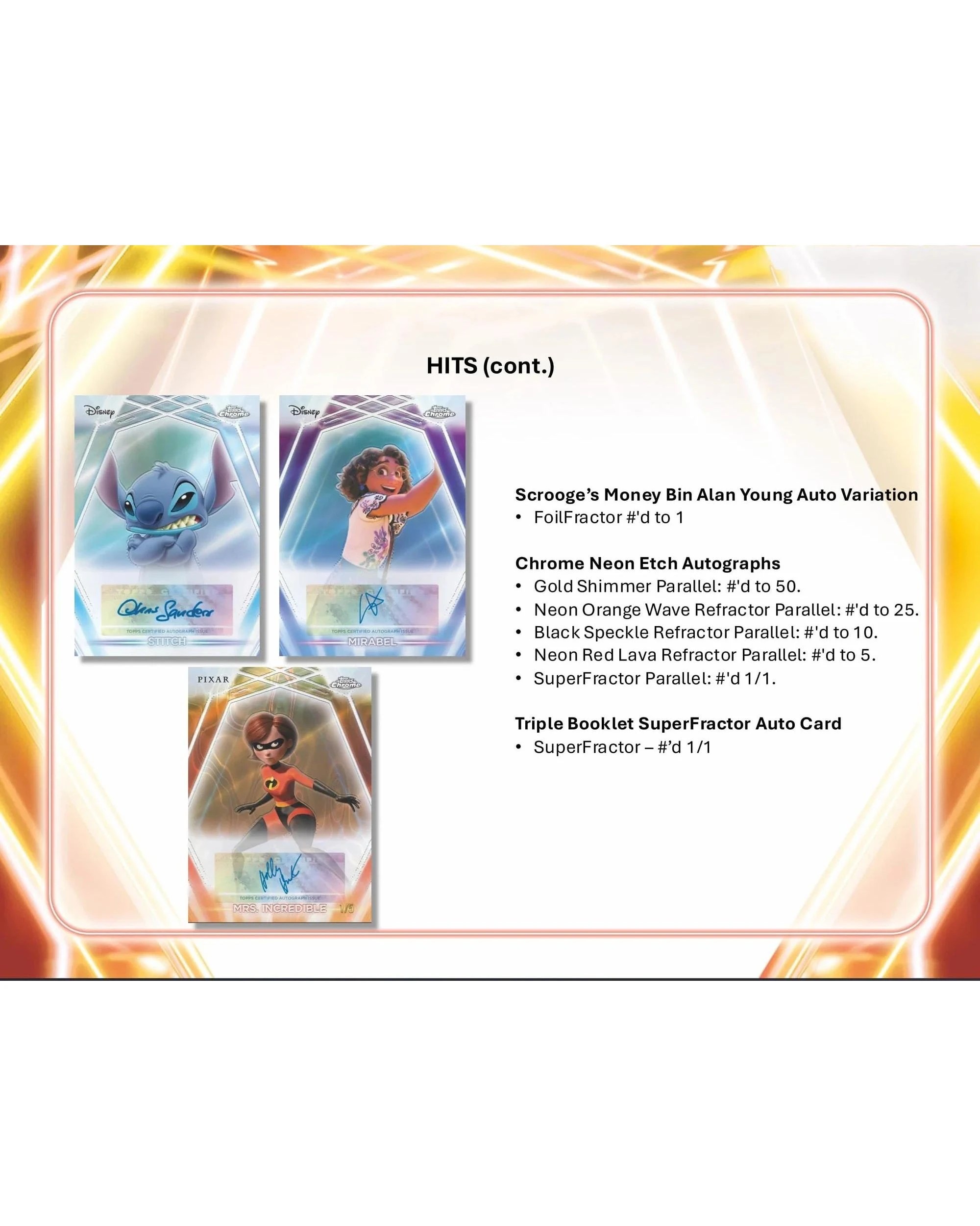 9 Topps 2026 Disney Neon Blaster Box, 9 of 10