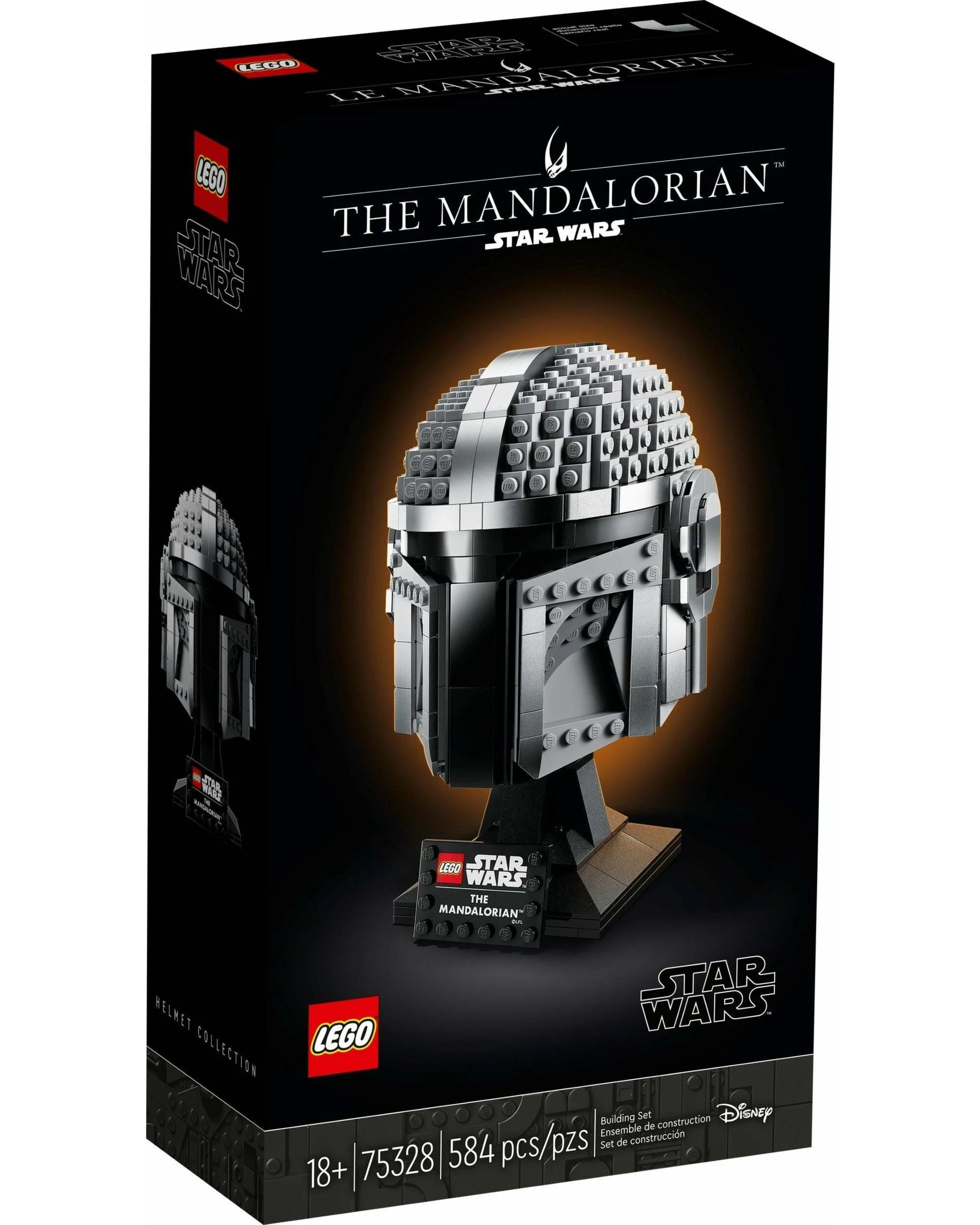 1 LEGO 75328 The Mandalorian Helmet, 1 of 5