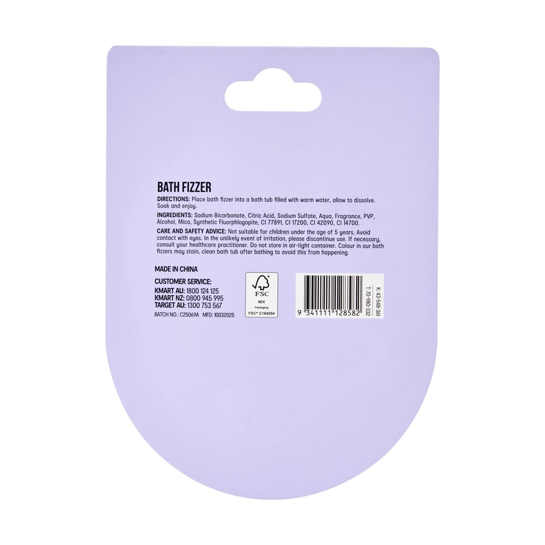 5 OXX Bodycare Spa Fizz Bath Fizzer 100g - Berry Scented, 5 of 5