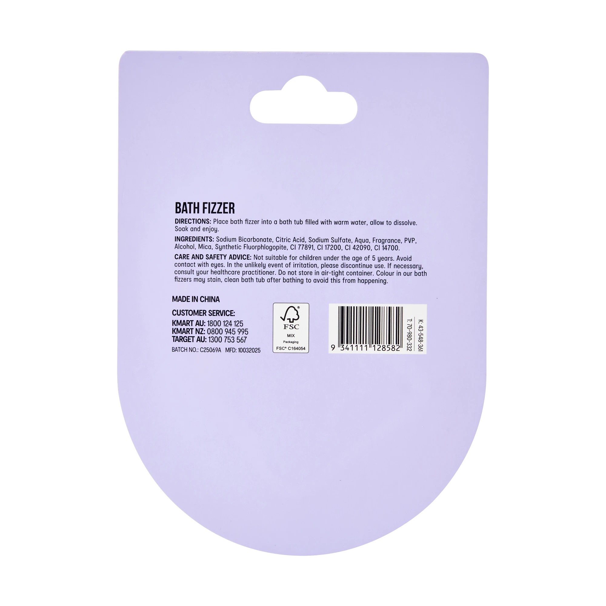 5 OXX Bodycare Spa Fizz Bath Fizzer 100g - Berry Scented, 5 of 5