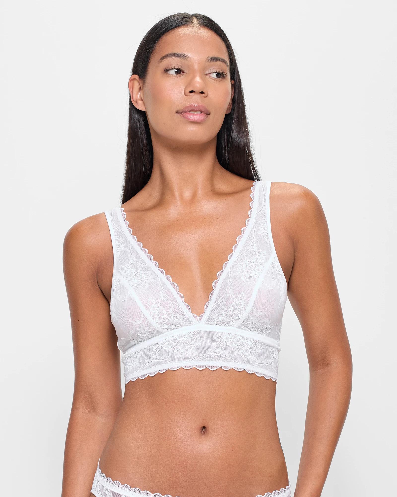 1 Target Lace Bralette WHITE, 1 of 4