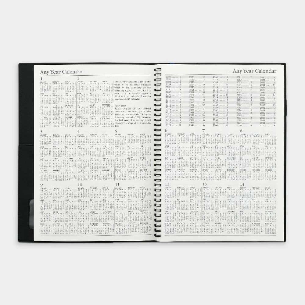 5 Collins Debden Vanessa A4 Week-to-View Undated Diary Black, 5 of 8