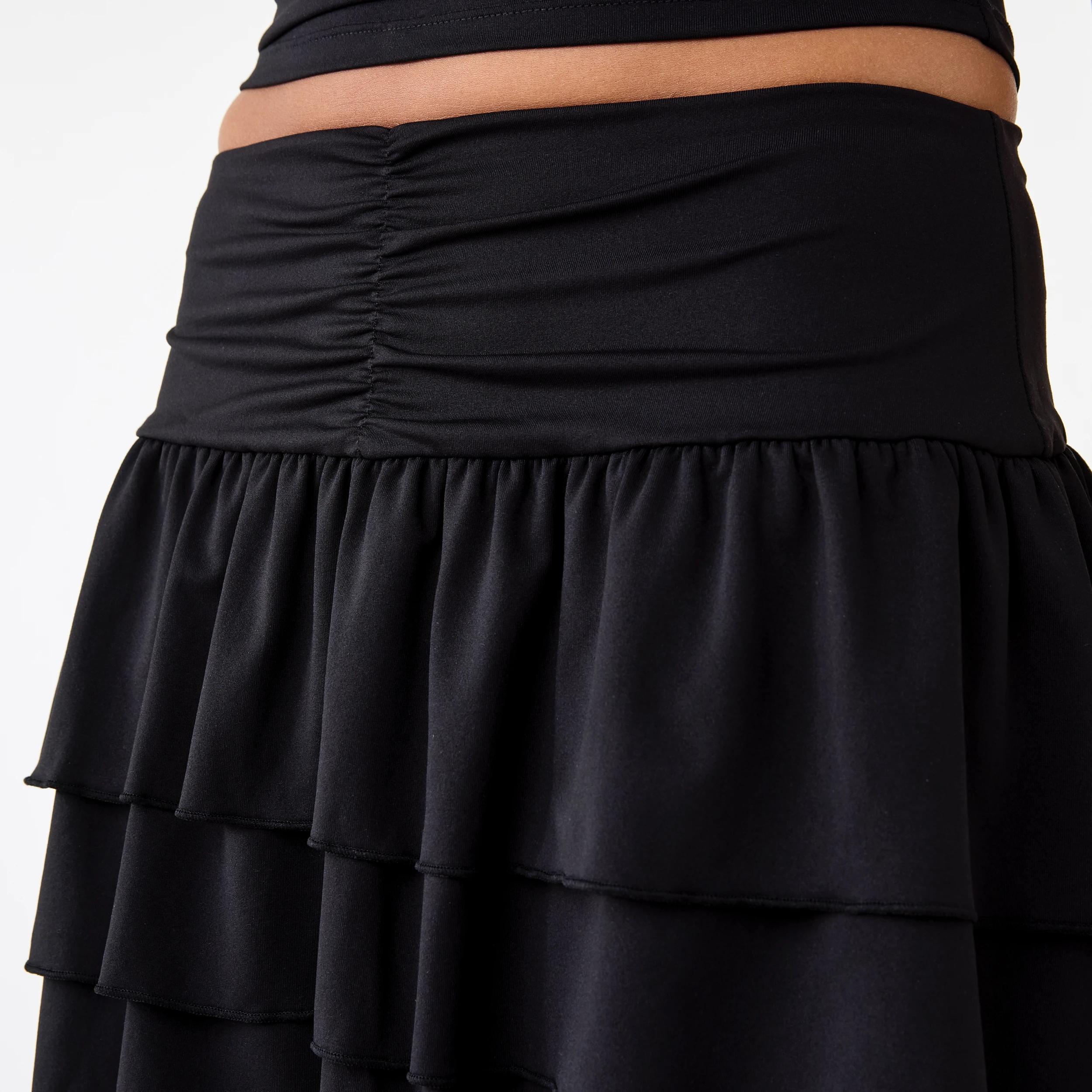 5 Mini Rara Jersey Skirt Black, 5 of 7