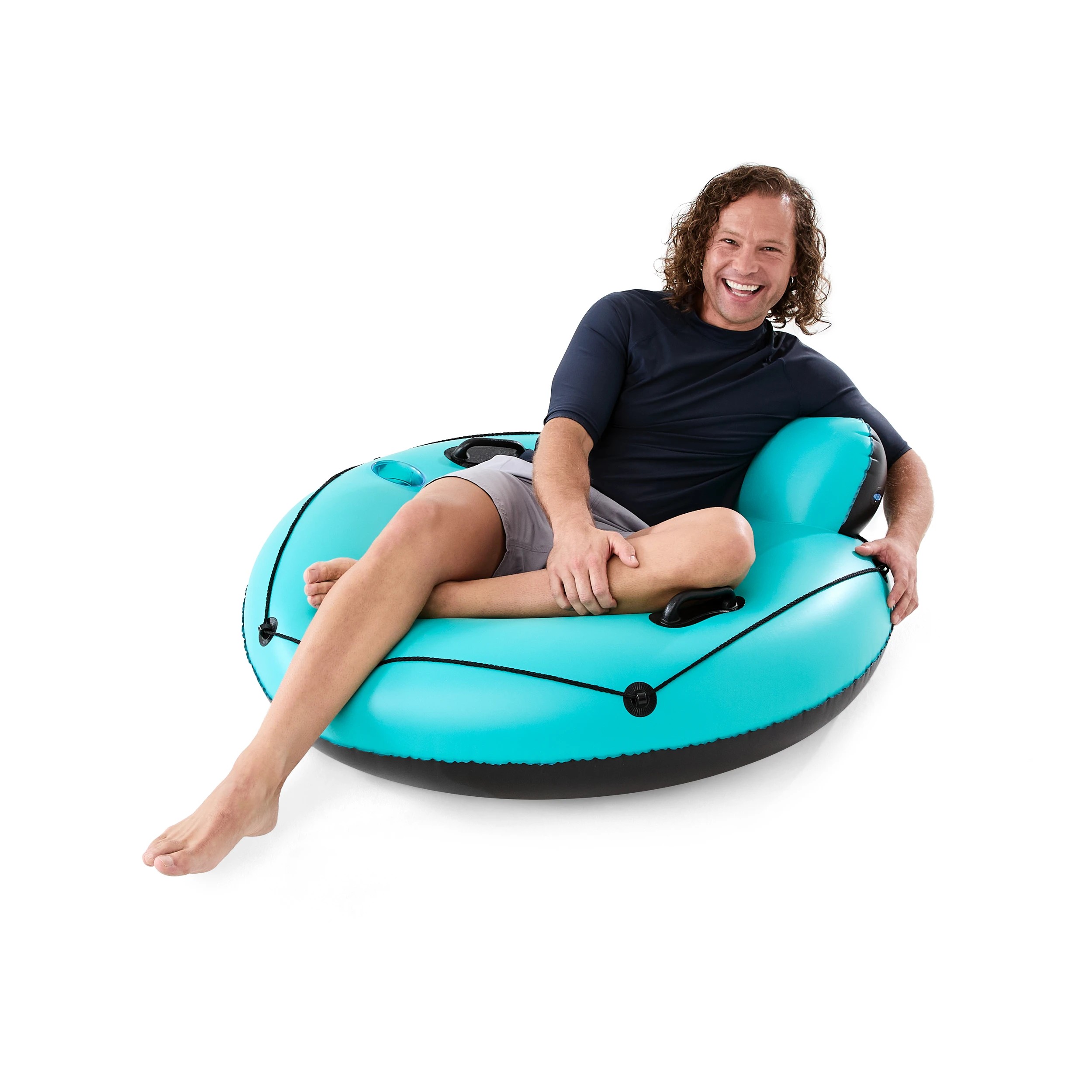 1 Inflatable River Rider Swim Tube, 1 of 10