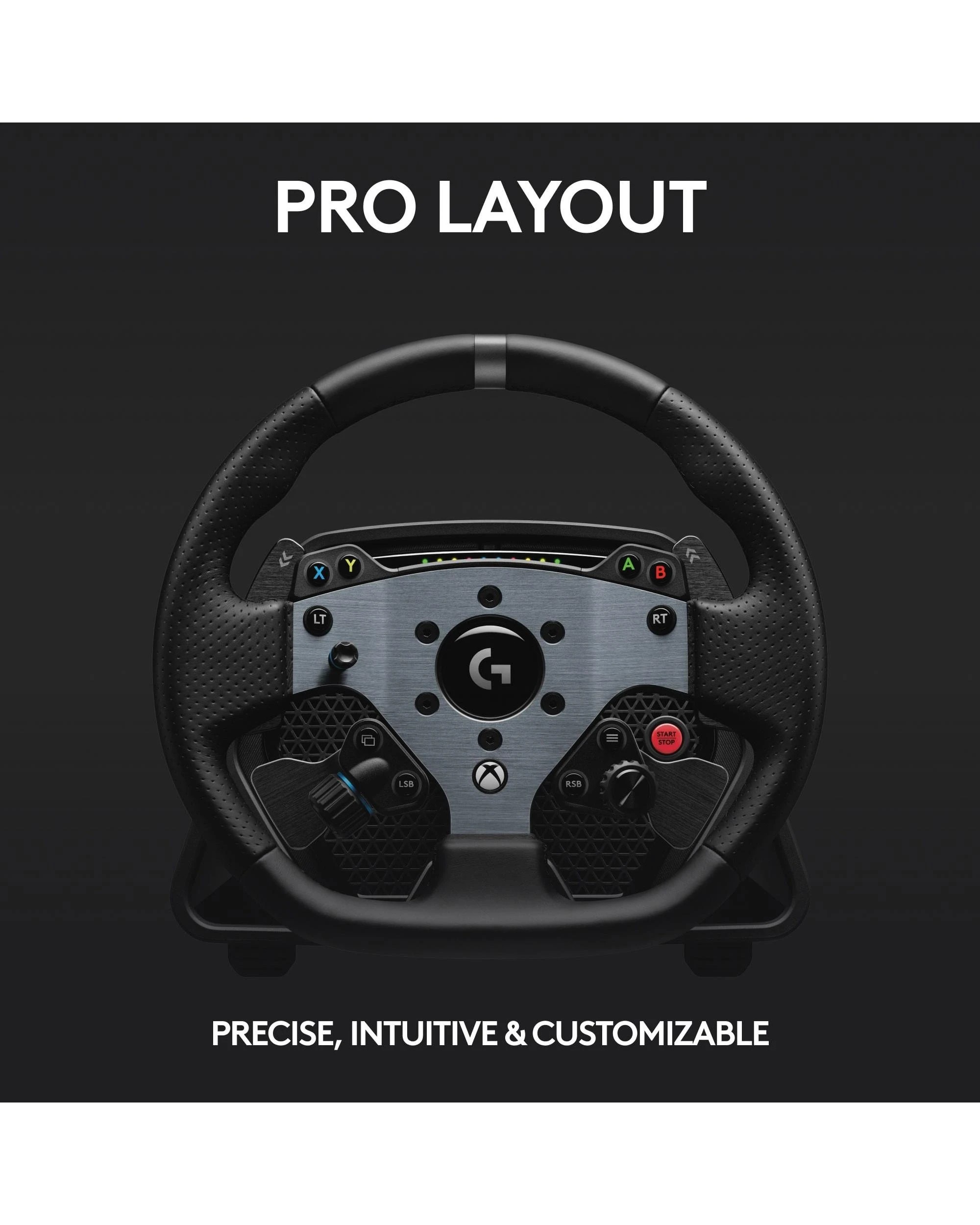 8 Logitech G PRO Racing Wheel for Xbox, PC - Black, 8 of 9