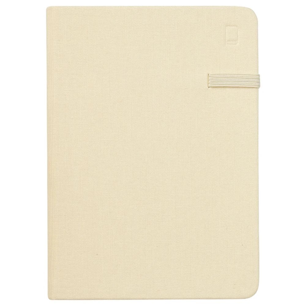 2 Modena A6 Linen Plain Notebook Buttermilk, 2 of 5