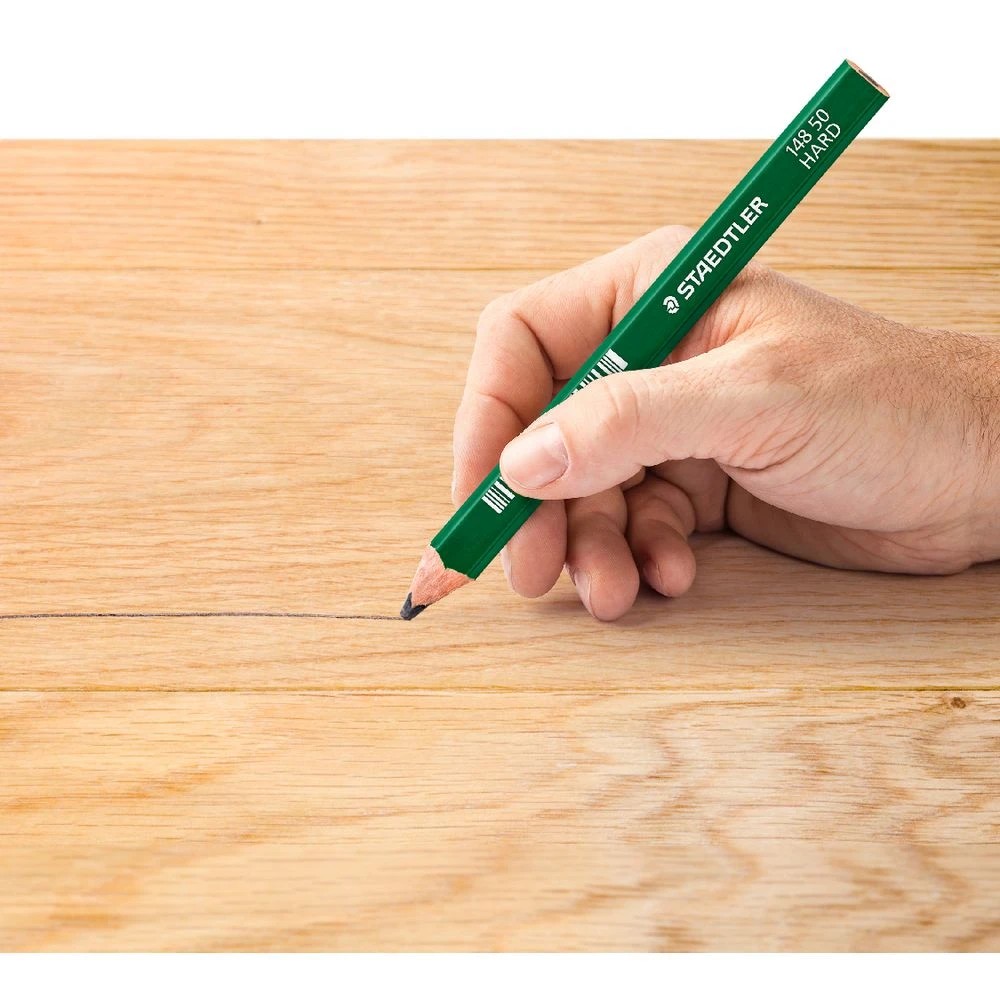5 Staedtler Carpenter's Graphite Pencil Hard 6H, 5 of 5