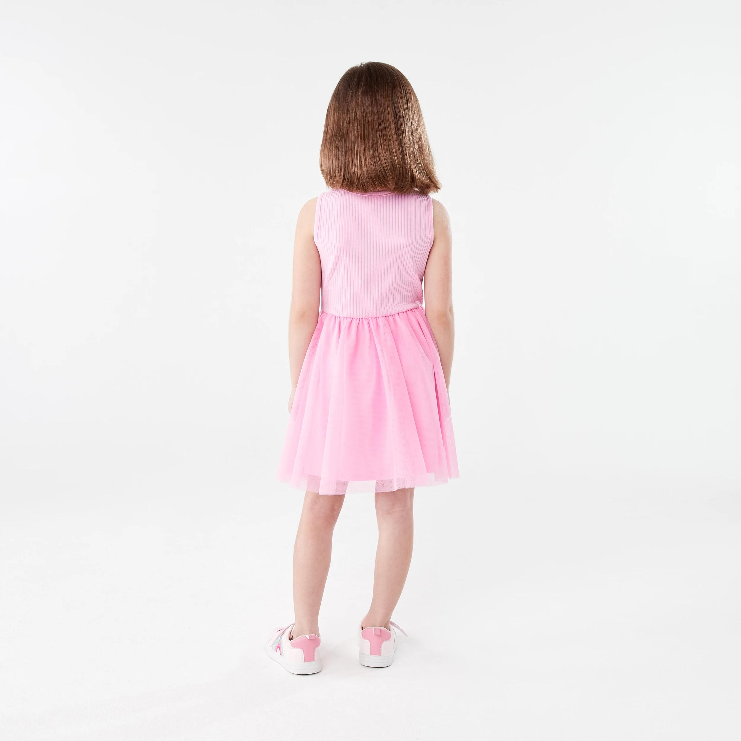 7 Sleeveless Tulle Dress PRISMATIC PINK, 7 of 7