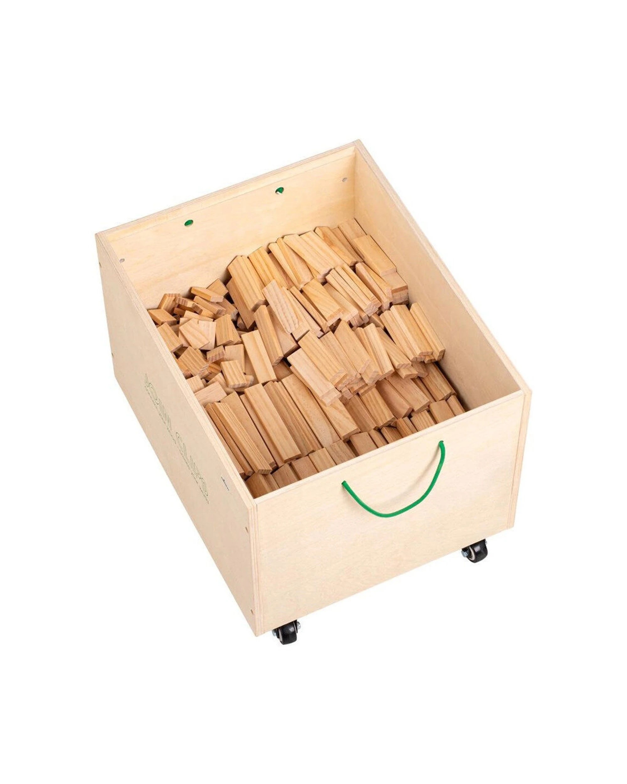 1 EDUCO Join Clips Building Planks 1000Pc Wooden Educational Toy 3 Years - Brown, 1 of 9