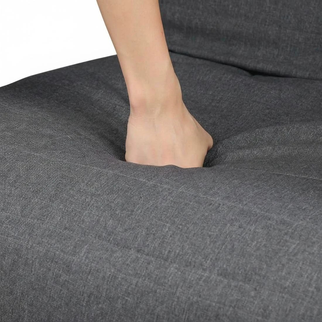 7 Artiss Rocking Armchair Footrest Nursing Charcoal - Charcoal, 7 of 8