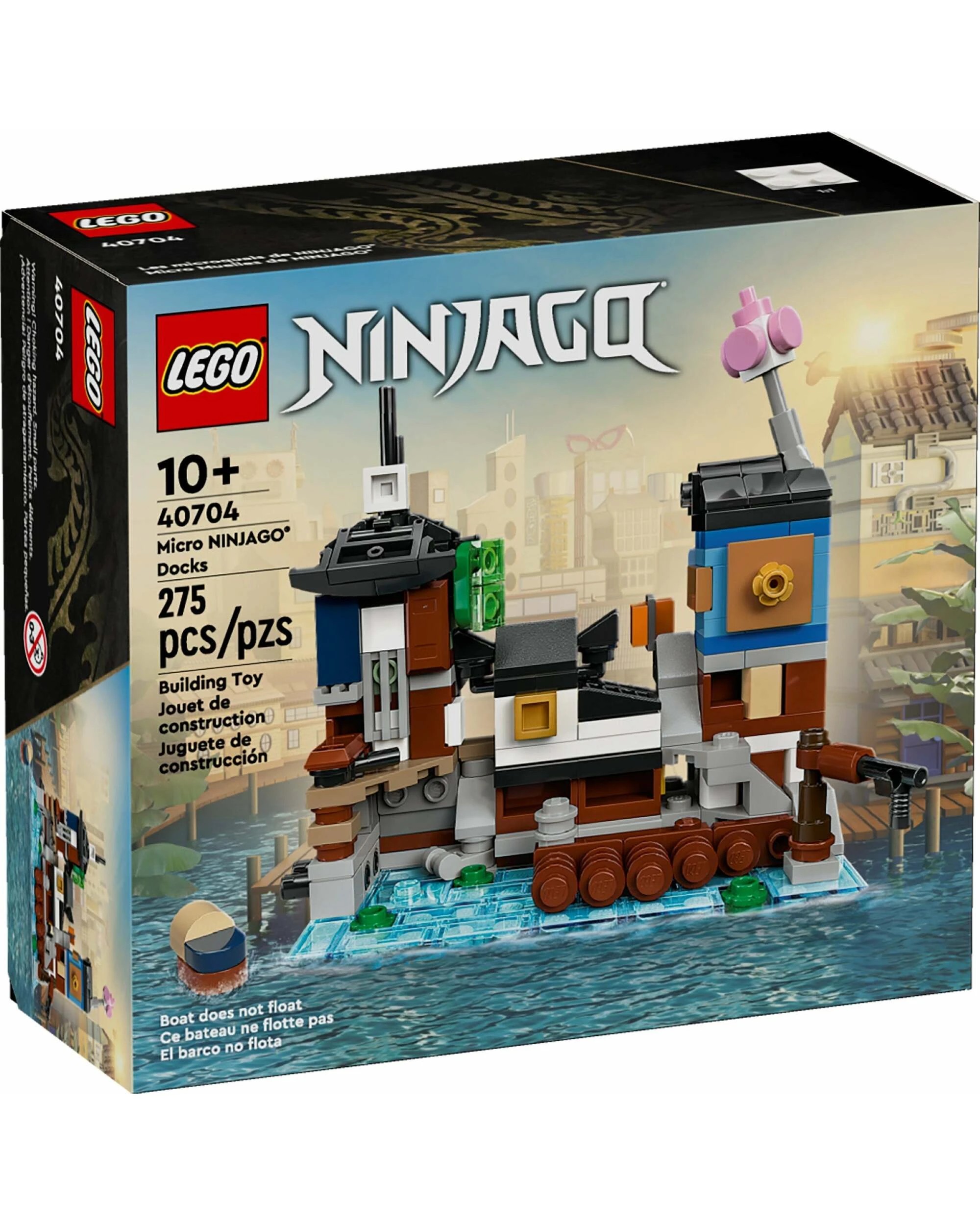 1 LEGO 40704 Exclusive Micro Ninjago Docks, 1 of 1