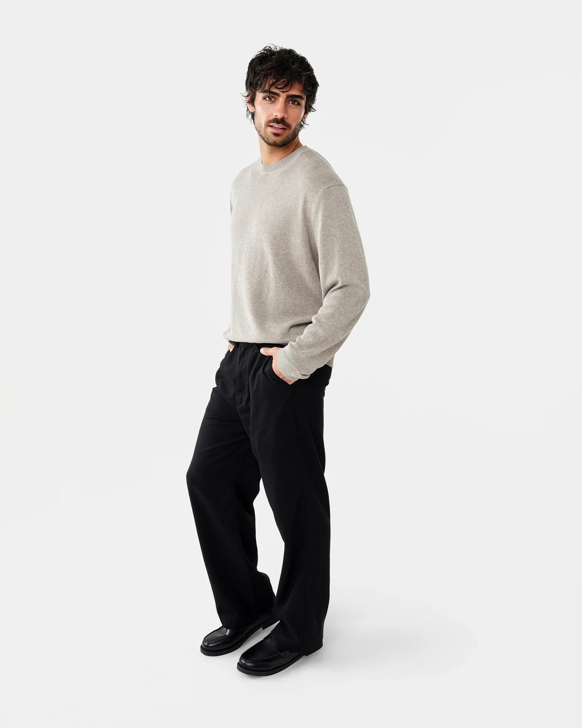 3 Pleated Pants Black, 3 of 7