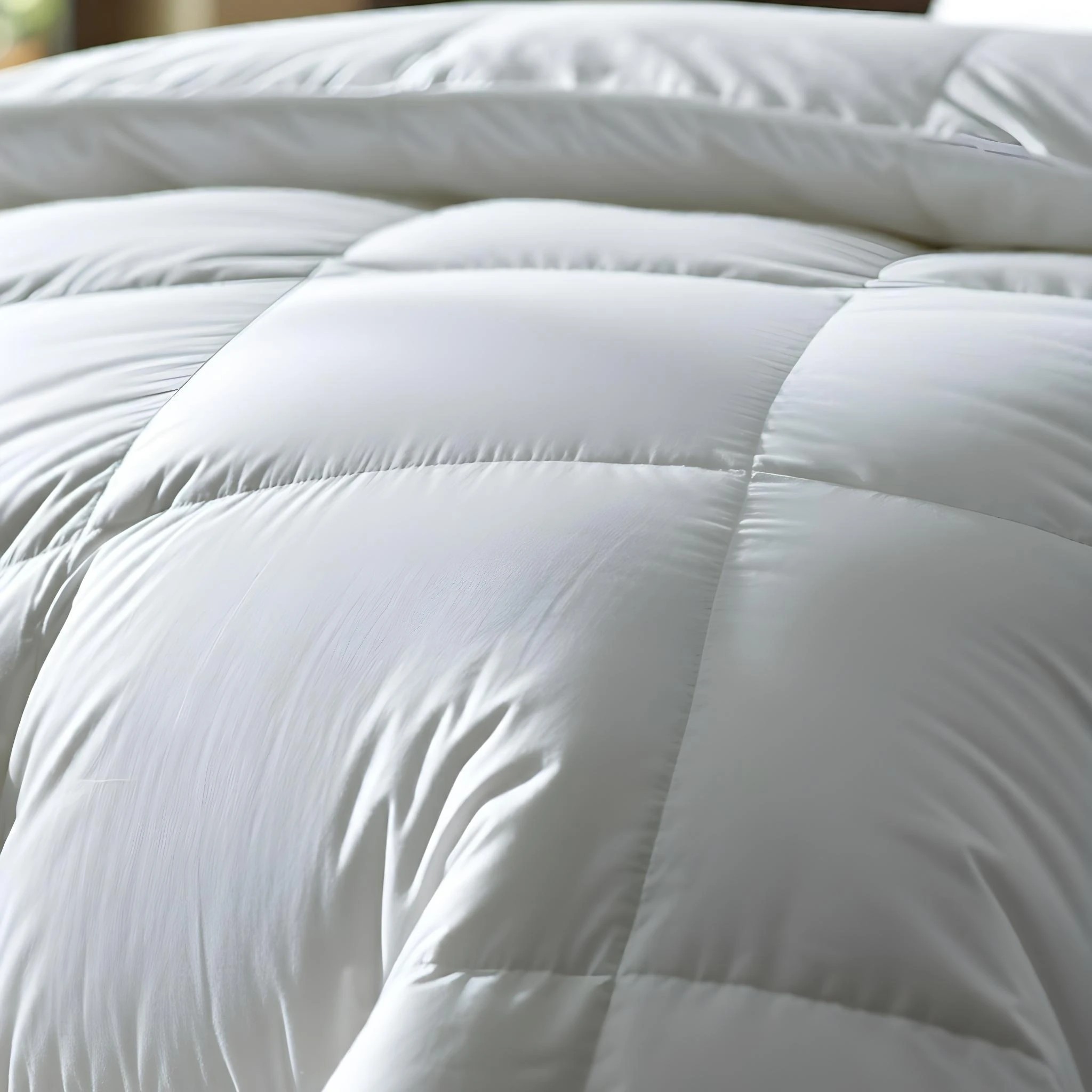 4 Casa Decor Silk Touch Quilt 360GSM All Seasons Antibacterial Hypoallergenic - Double Bed - White, 4 of 4