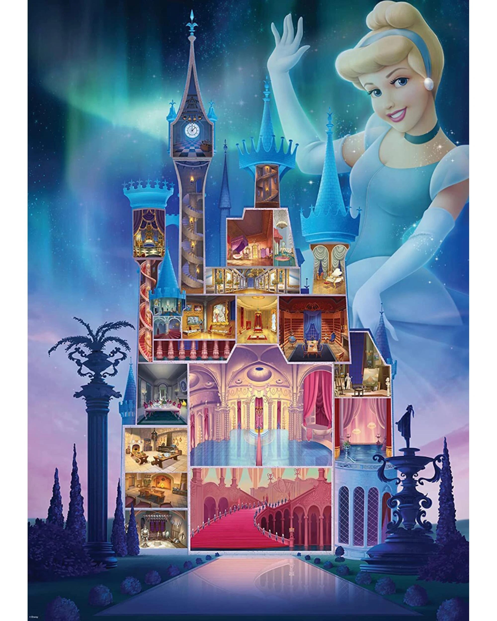 2 Ravensburger Disney Castles Collection Cinderella 1000 Piece Jigsaw Puzzle, 2 of 2