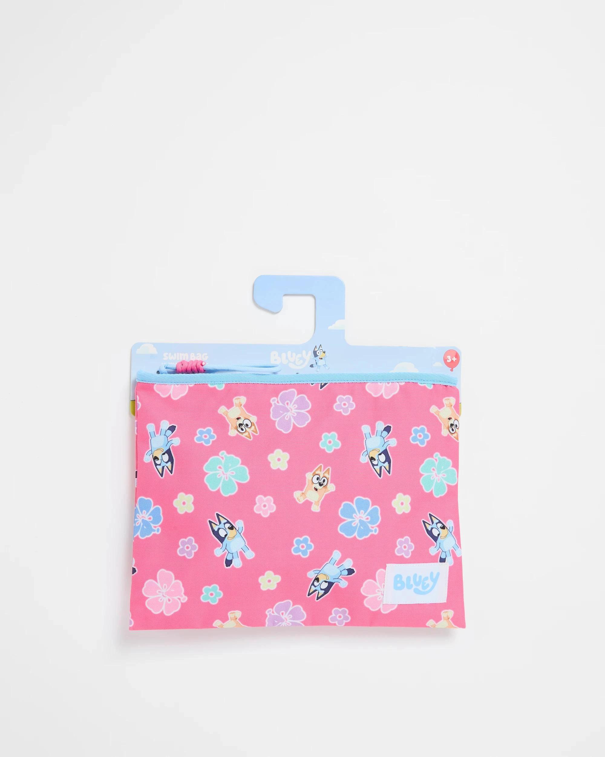 3 Kids Licensed Bluey Swim Bag PINK, 3 of 3