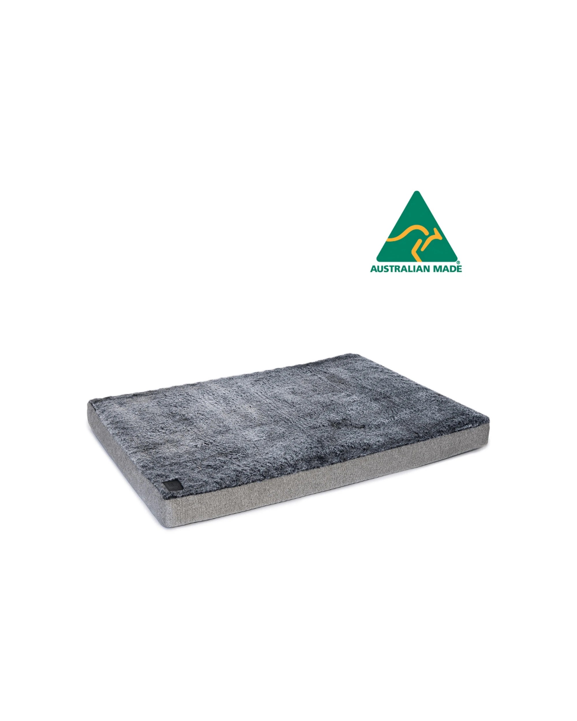 5 Superior Pet Goods Orthopedic Pet Bed Faux Fur Grey Large 102cm Mat - Durable Non Slip Base - Grey, 5 of 5