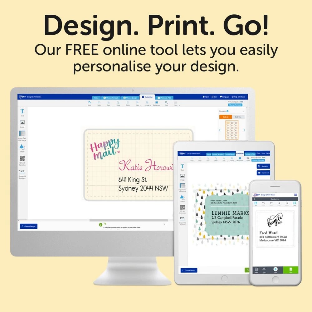 10 Avery Premium White Addressing Labels AveryEco 14UP 20 Sheets, 10 of 10