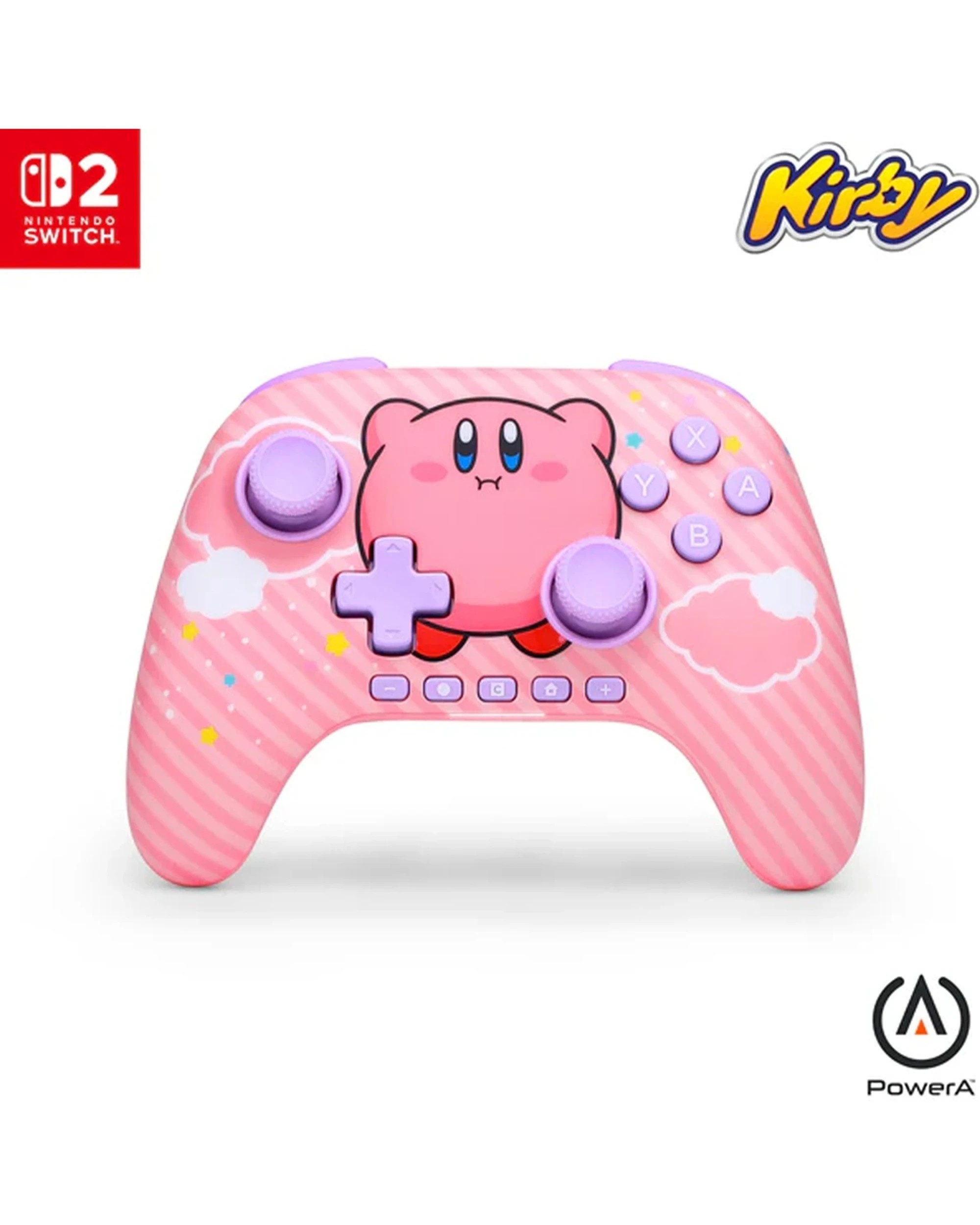 2 PowerA Nintendo Switch 2 Advantage Bluetooth Wireless Gaming Controller Kirby - Pink, 2 of 7