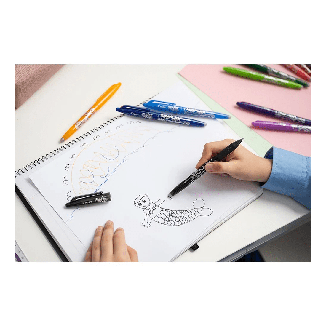 8 PILOT FriXion Ball Erasable Gel Pen 0.7mm Red 2 Pack, 8 of 9