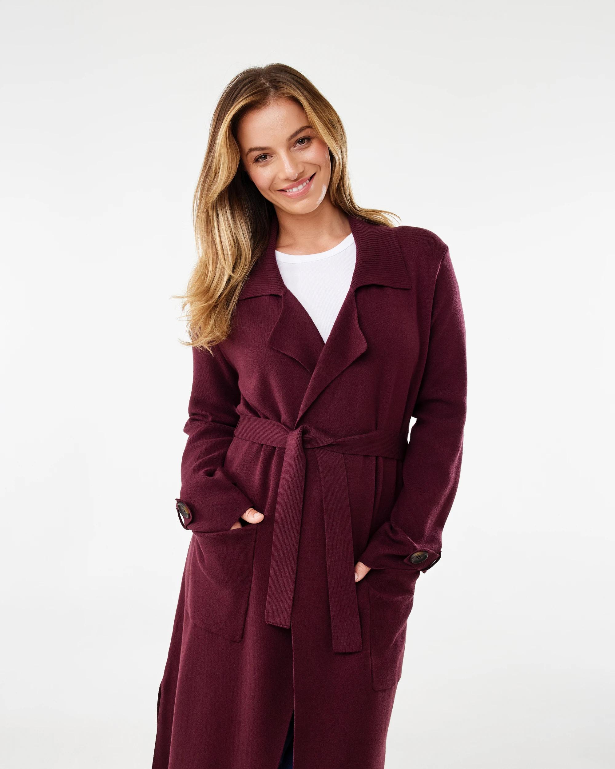 5 Trench Coatigan Red Royale, 5 of 7