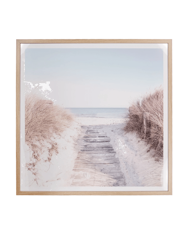 To The Beach Framed Print - 80cm x 