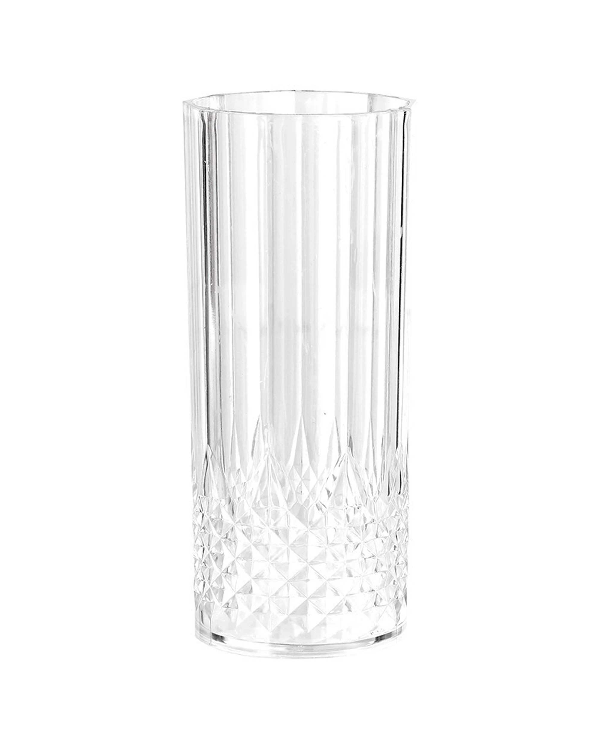 1 Lemon & Lime Crystal Deco 390ml Tumbler Tall Water/juice Outdoor Drink Cup Clear
 - Clear, 1 of 4