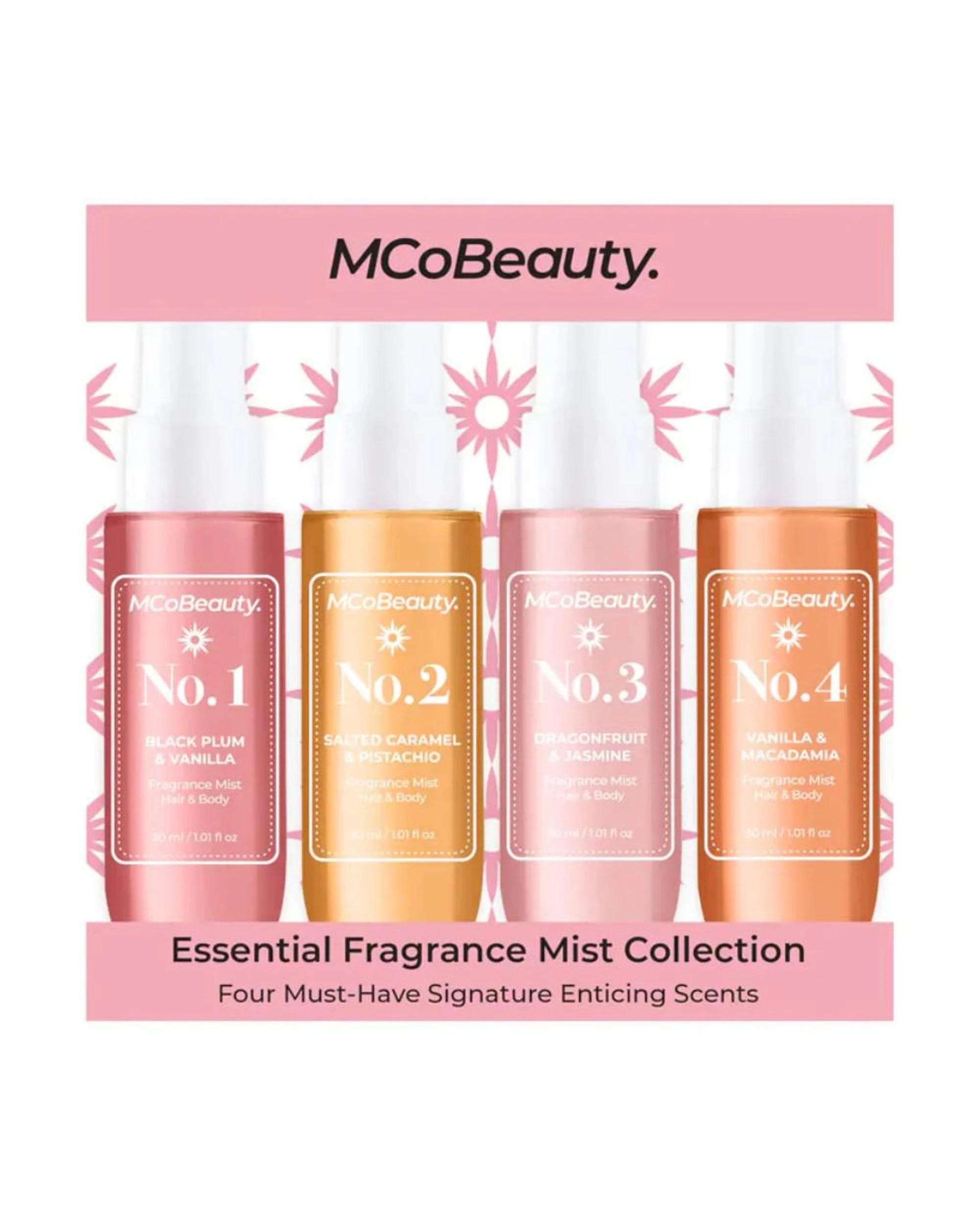 1 MCoBeauty Essential Fragrance Mist Collection Deluxe Set 4x30mL, 1 of 6