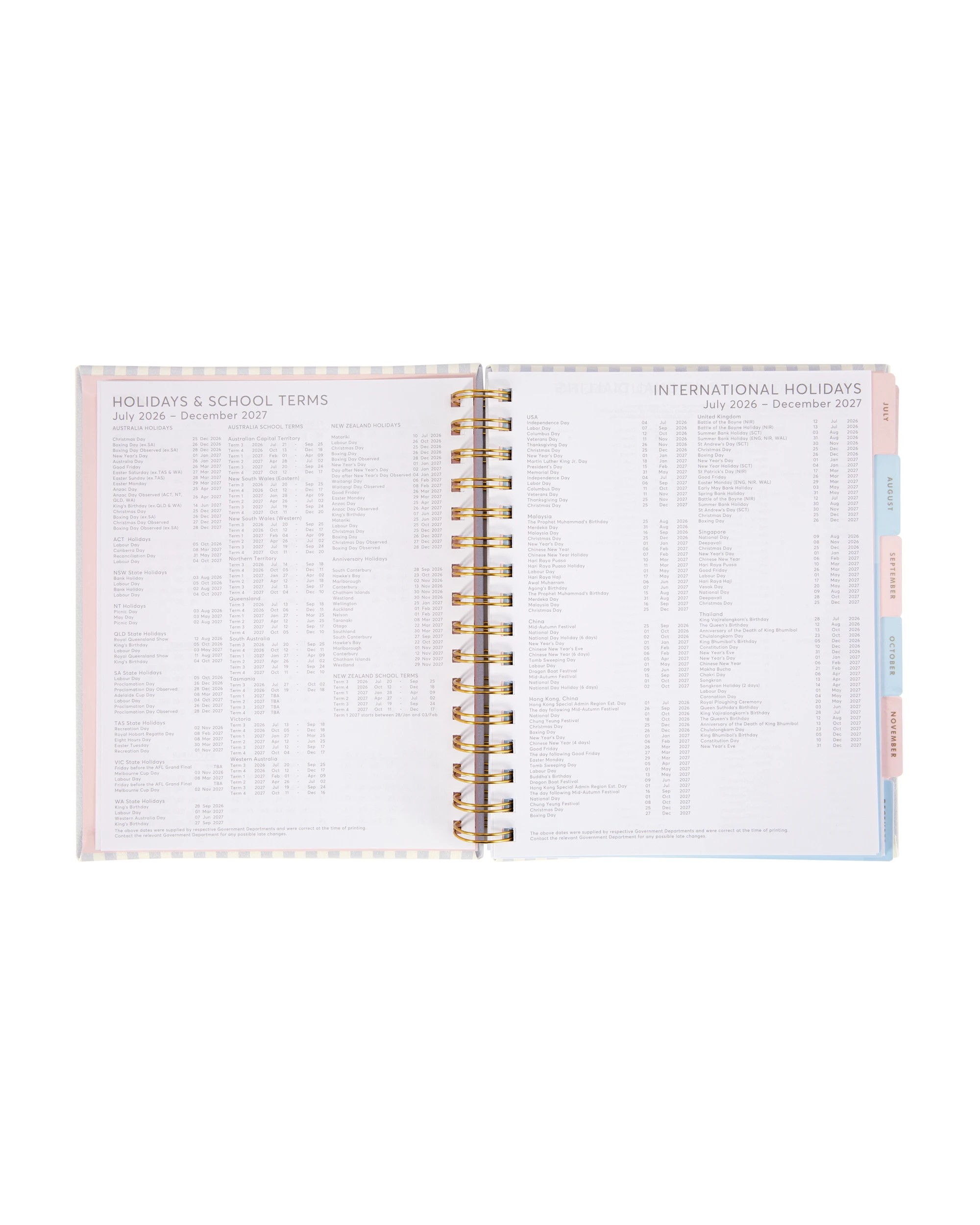 6 26/27 Weekly Diary - Floral, 6 of 8