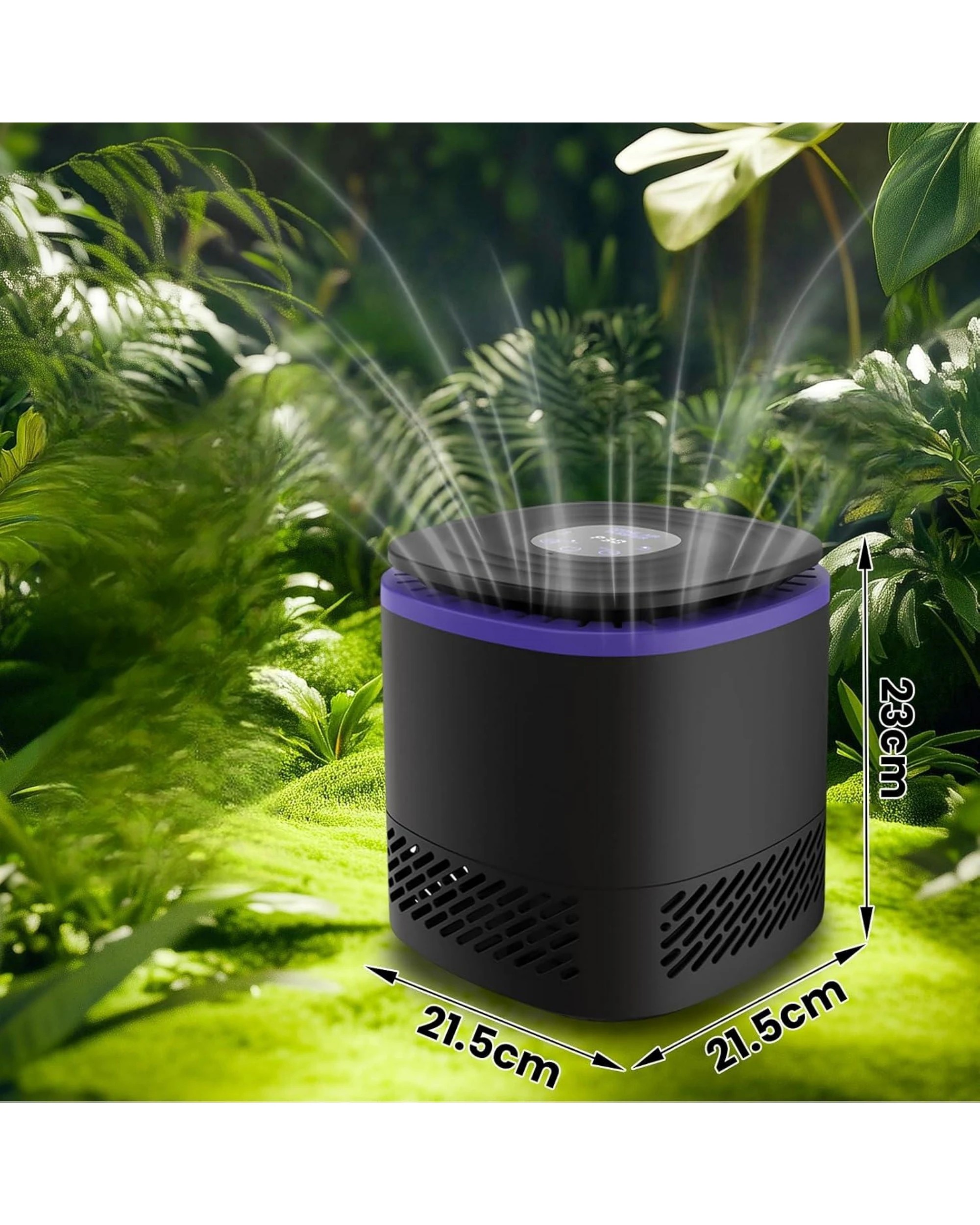 3 Advwin Ozone Generator 40000mg/h, Air Purifier Machine High Capacity Commercial Industrial Deodoriser - Black, 3 of 8