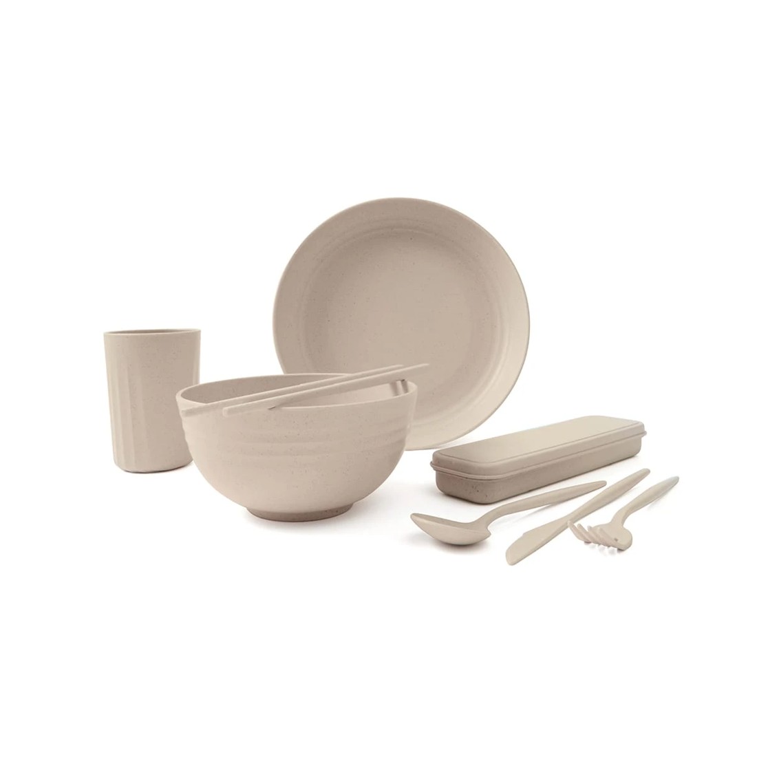 1 32 Piece Reusable Dinner Set, 1 of 10
