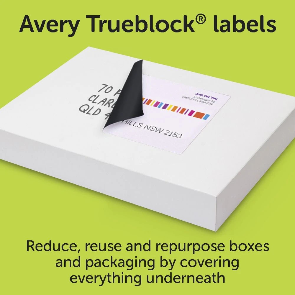 2 Avery 2UP Inkjet Laser Internet Shipping Labels 10 Sheets, 2 of 8