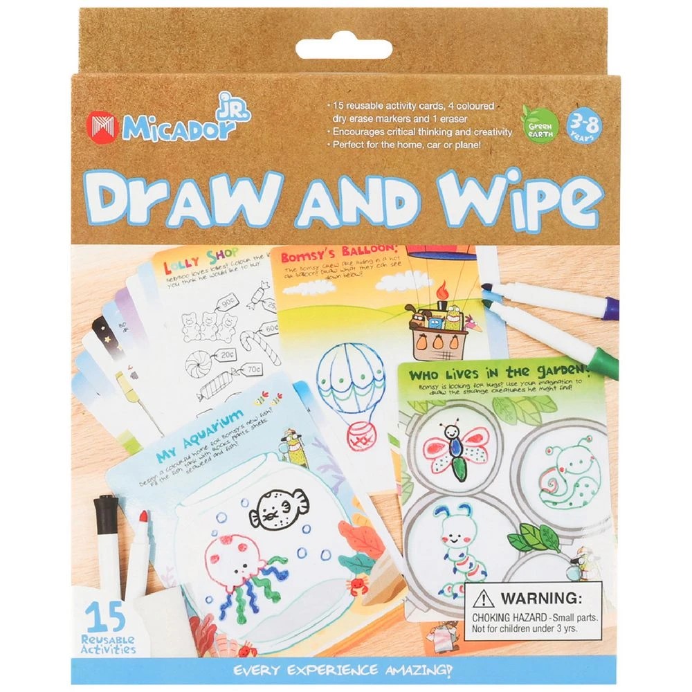 1 Micador jR Draw and Wipe Activities, 1 of 5
