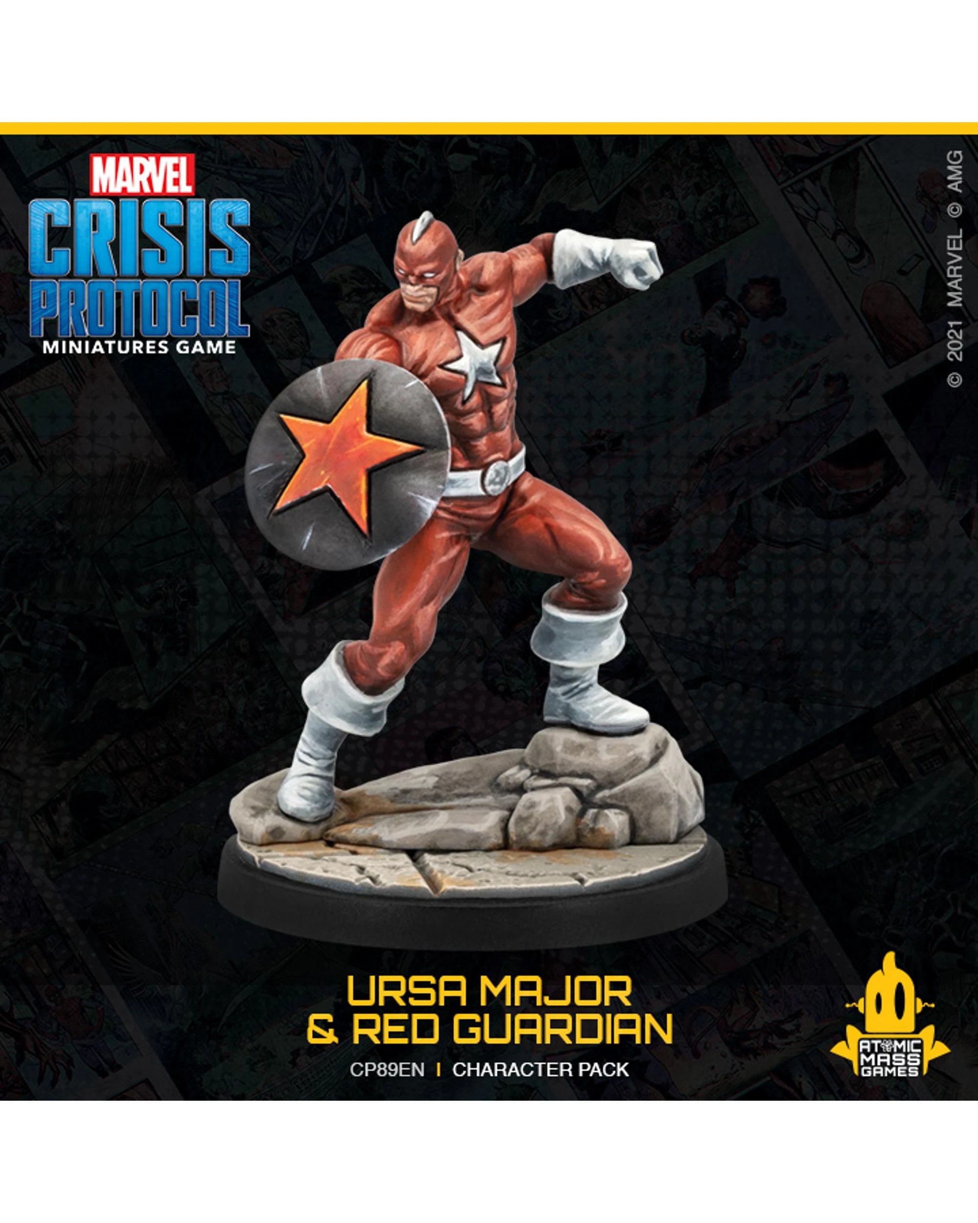 2 Marvel Crisis Protocol Ursa Major and Red Guardian Character Pack Miniatures Board Game, 2 of 3